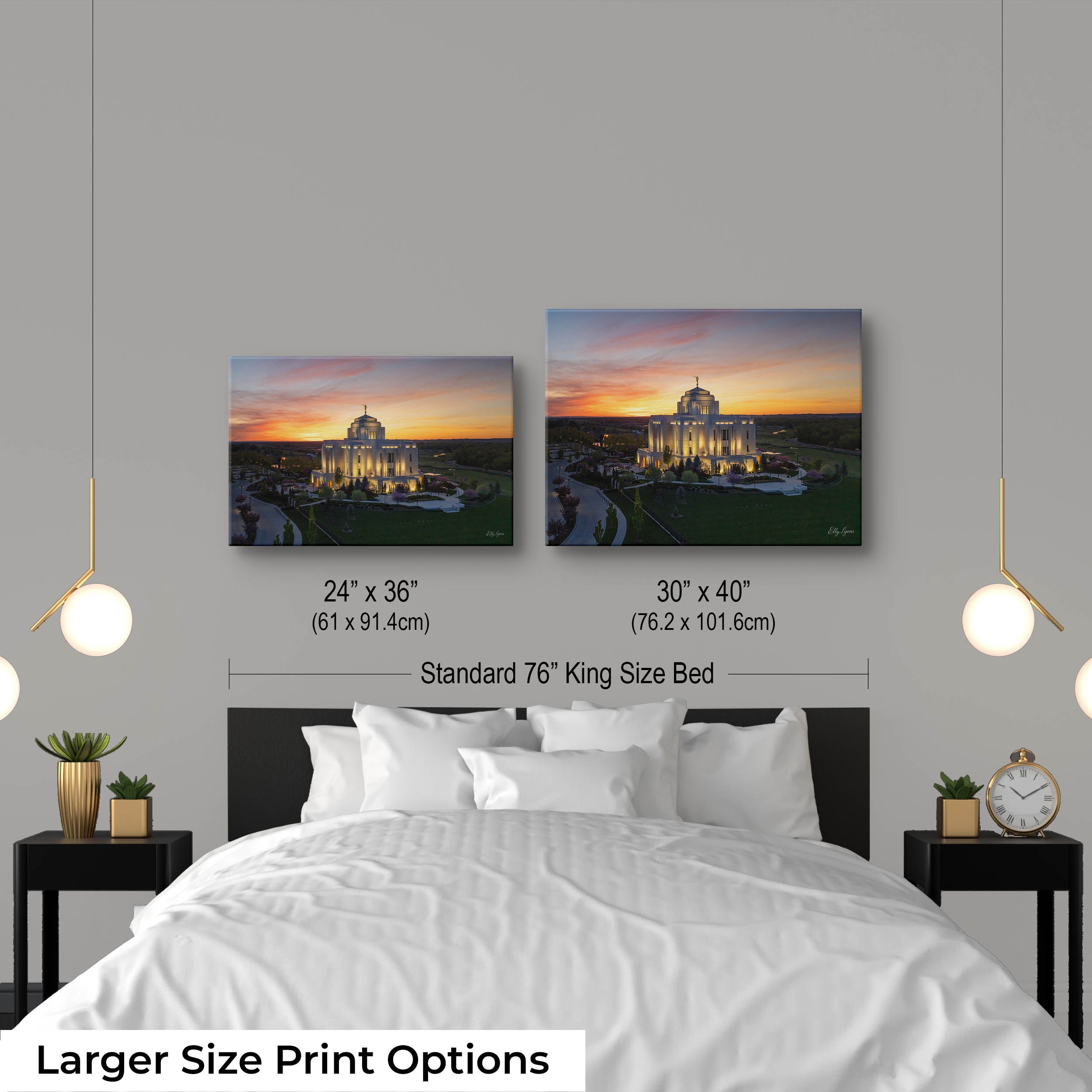 LDS Temple "Sanctuary at Sunset"