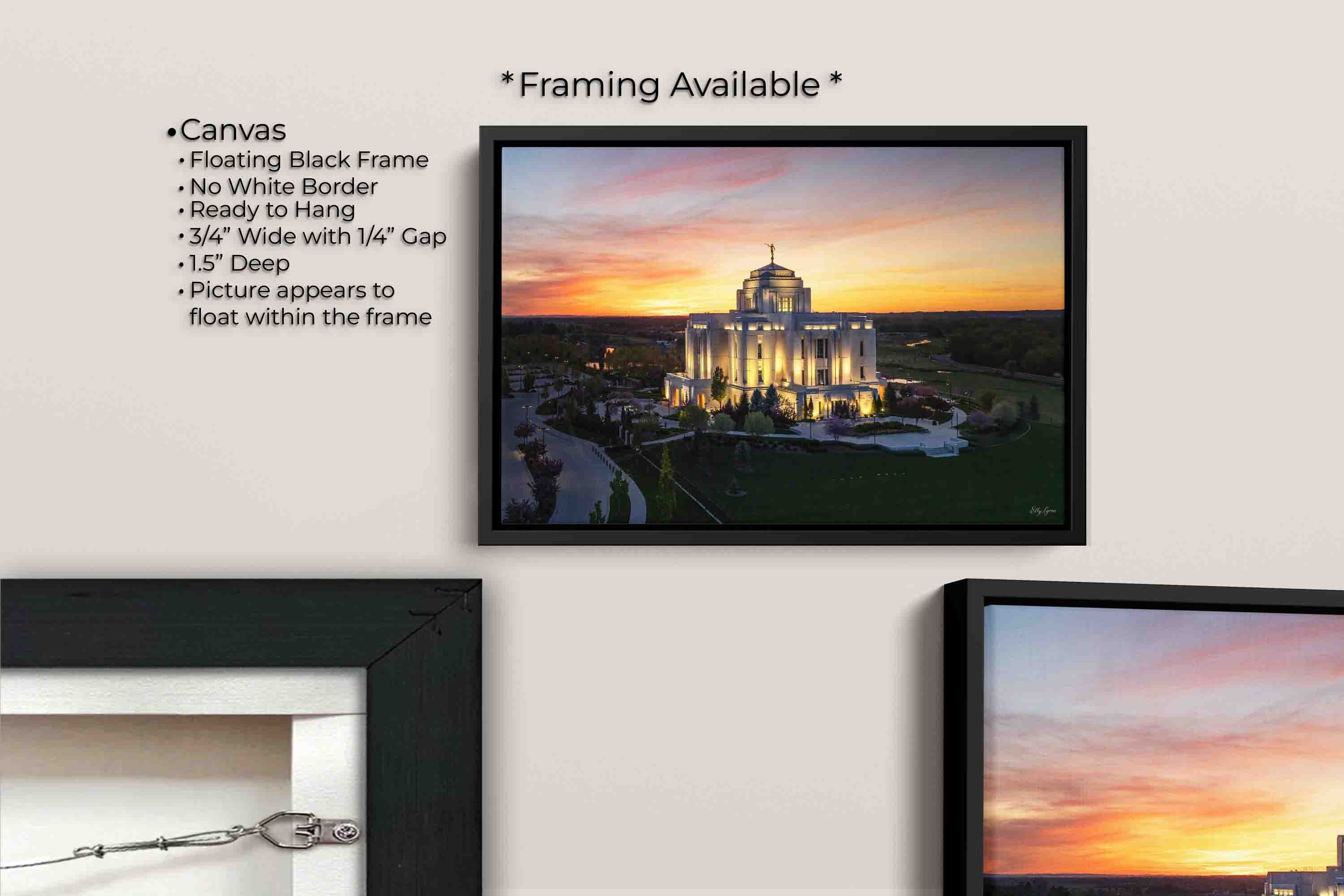 LDS Temple "Sanctuary at Sunset"