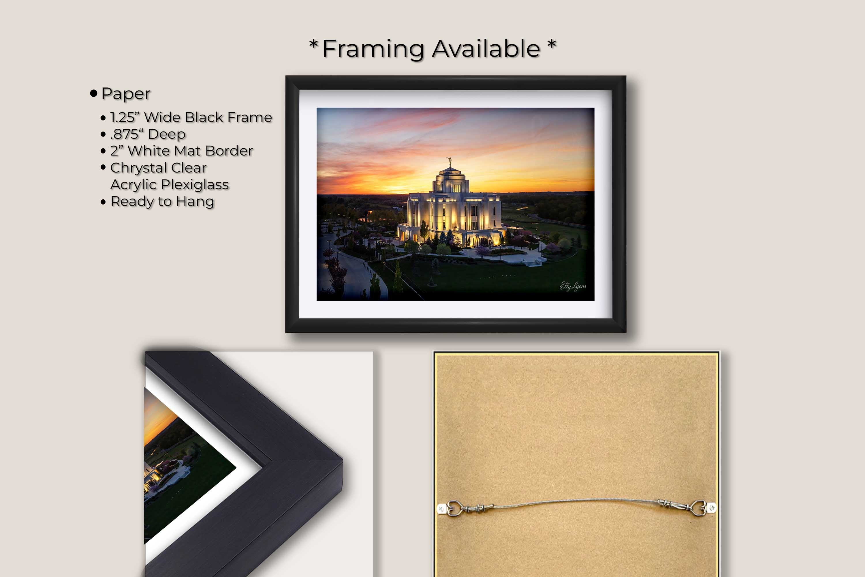 LDS Temple "Sanctuary at Sunset"