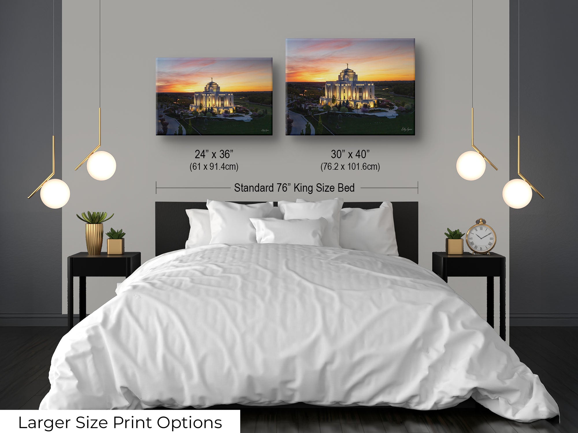 LDS Temple "Sanctuary at Sunset"