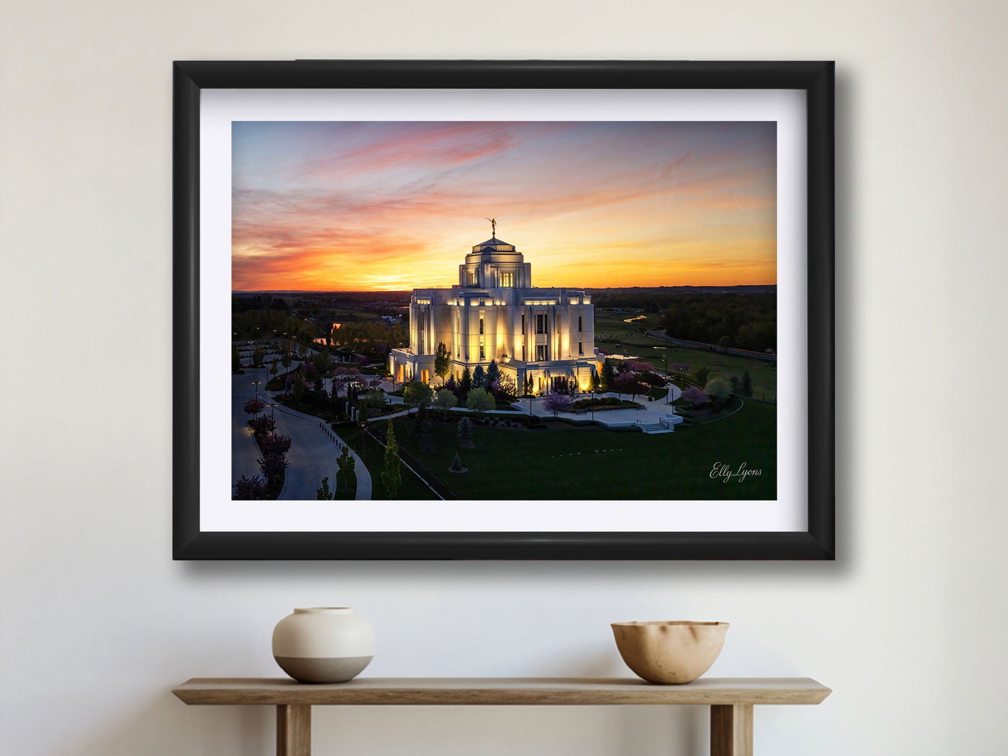 LDS Temple "Sanctuary at Sunset"