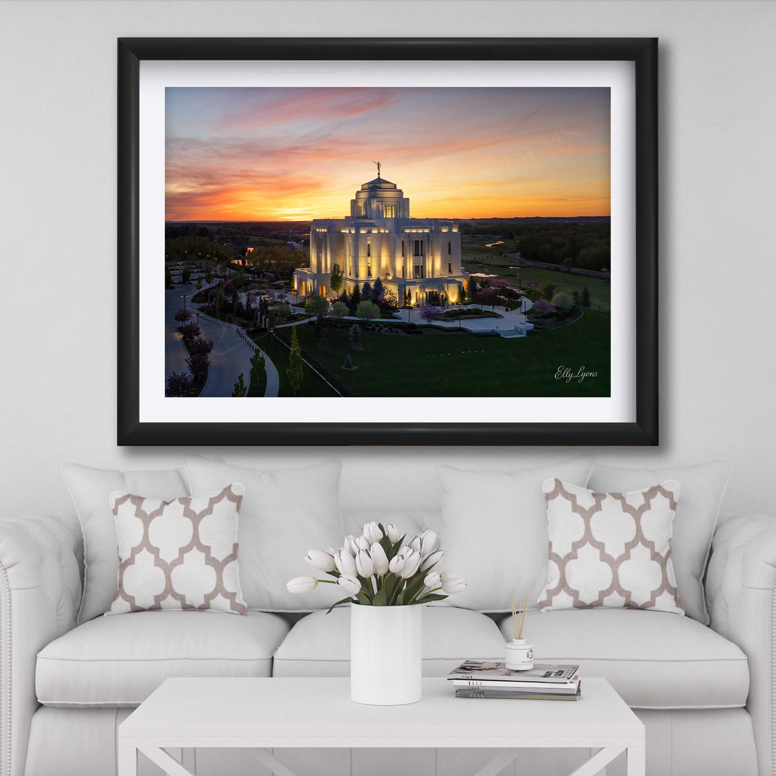 LDS Temple "Sanctuary at Sunset"