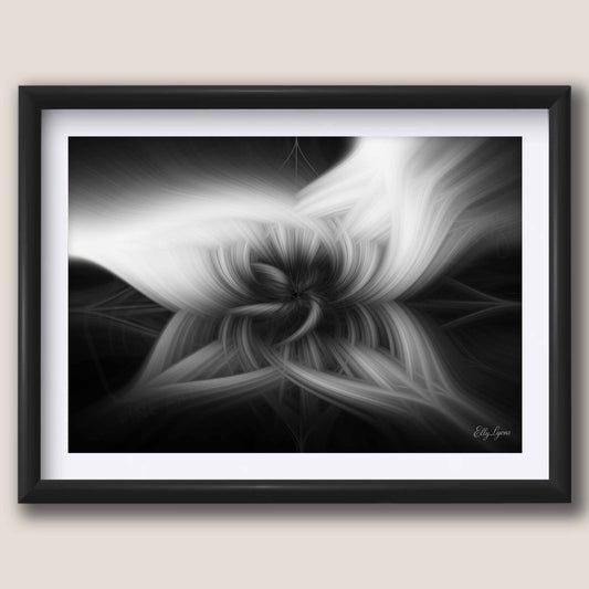 Abstract Black & White "Grace In The Shadows"