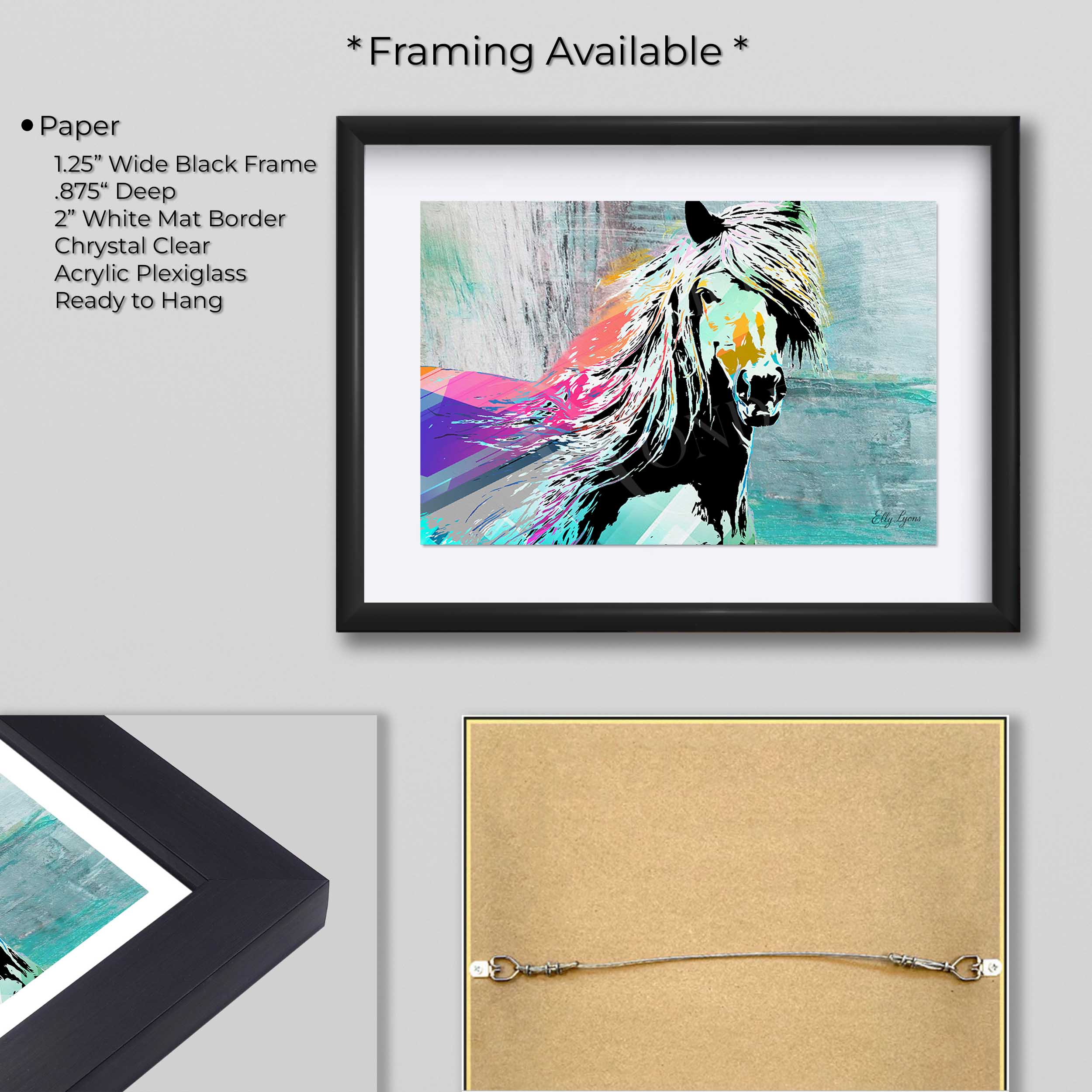 Abstract Horse "Wild Spirit"