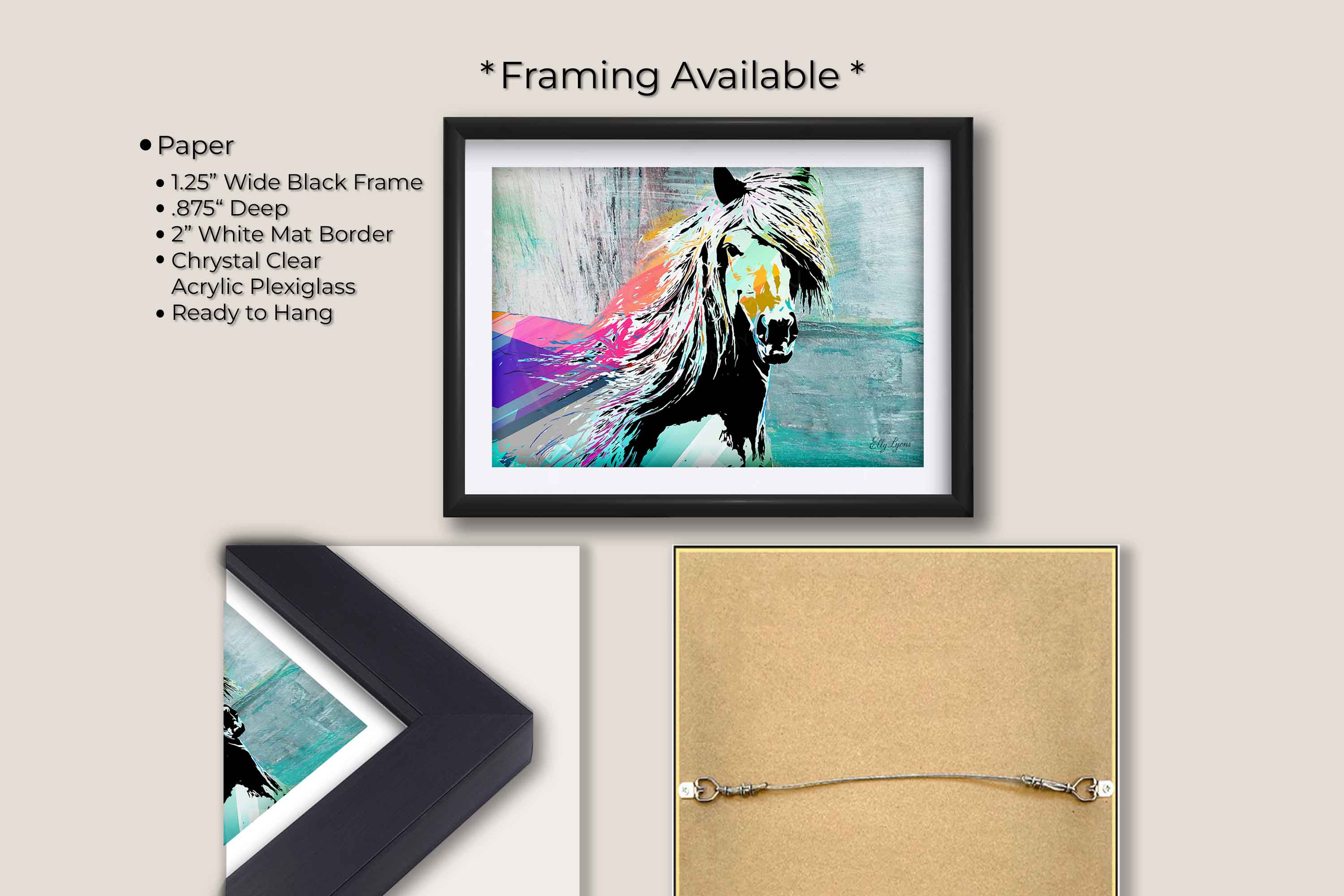 Abstract Horse "Wild Spirit"