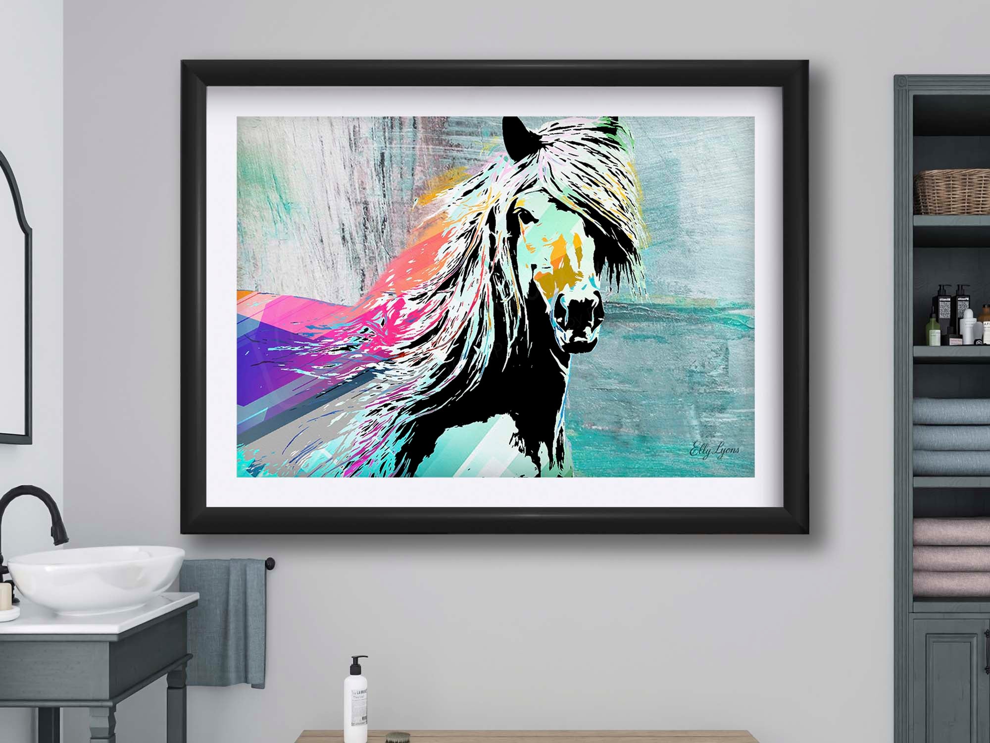 Abstract Horse "Wild Spirit"