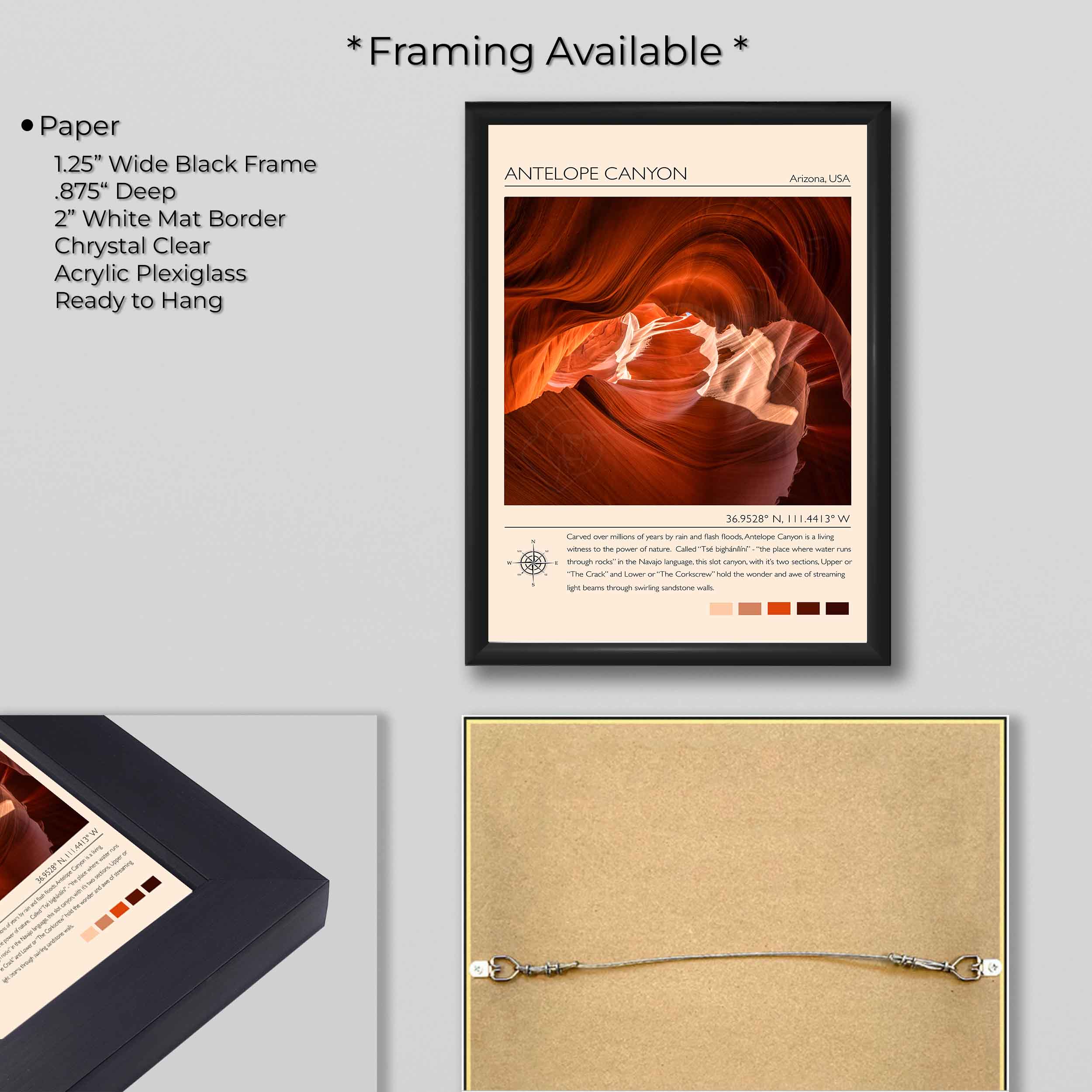 Antelope Canyon Travel Poster