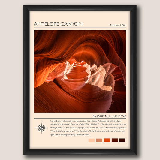Antelope Canyon Travel Poster
