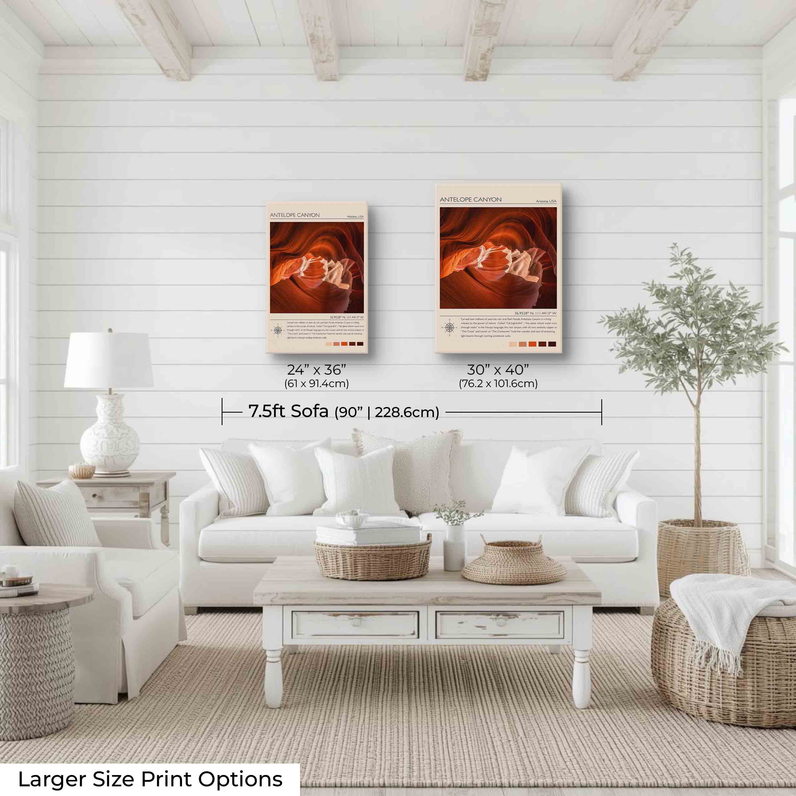 Antelope Canyon Travel Poster