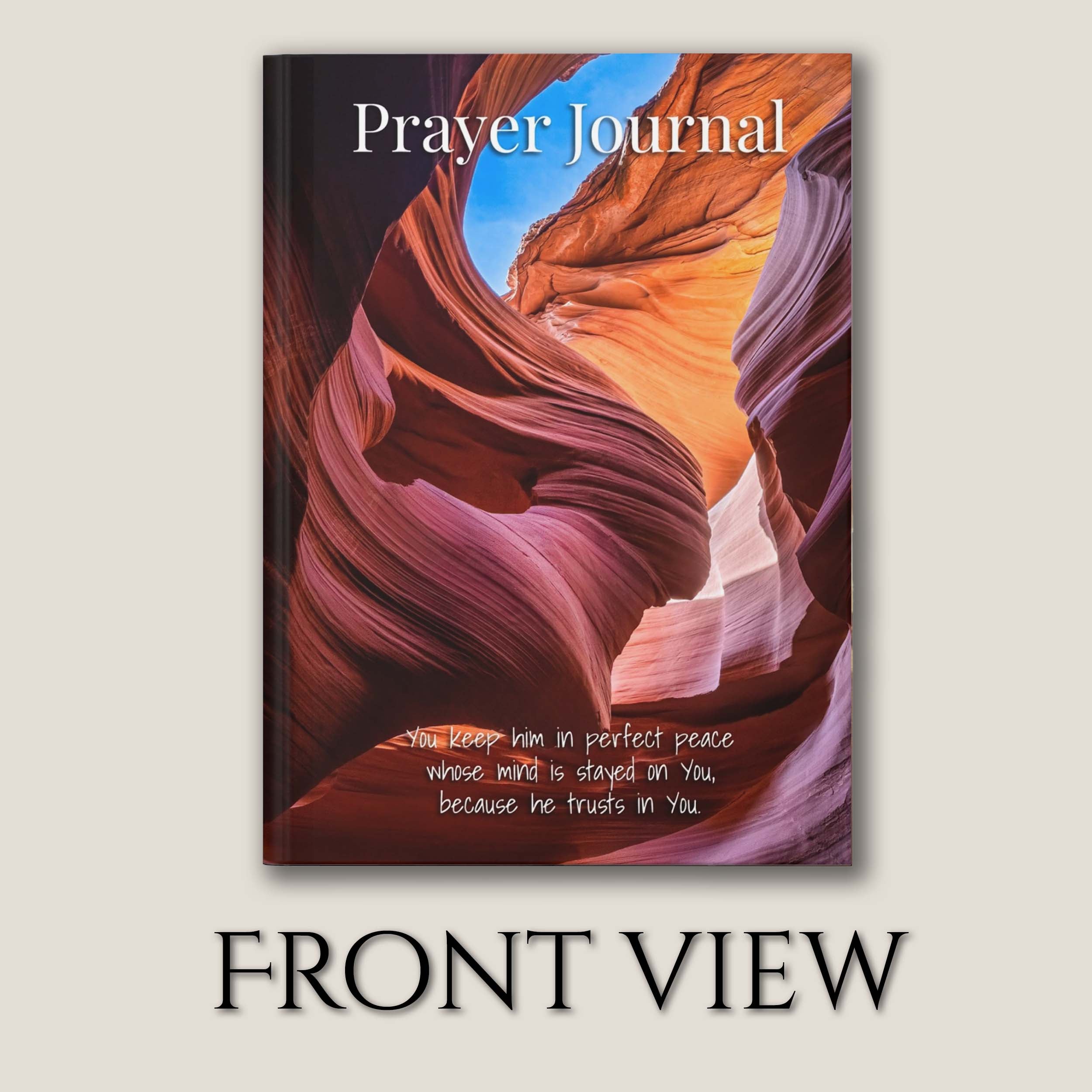 Prayer Journal Hardcover, Antelope Canyon