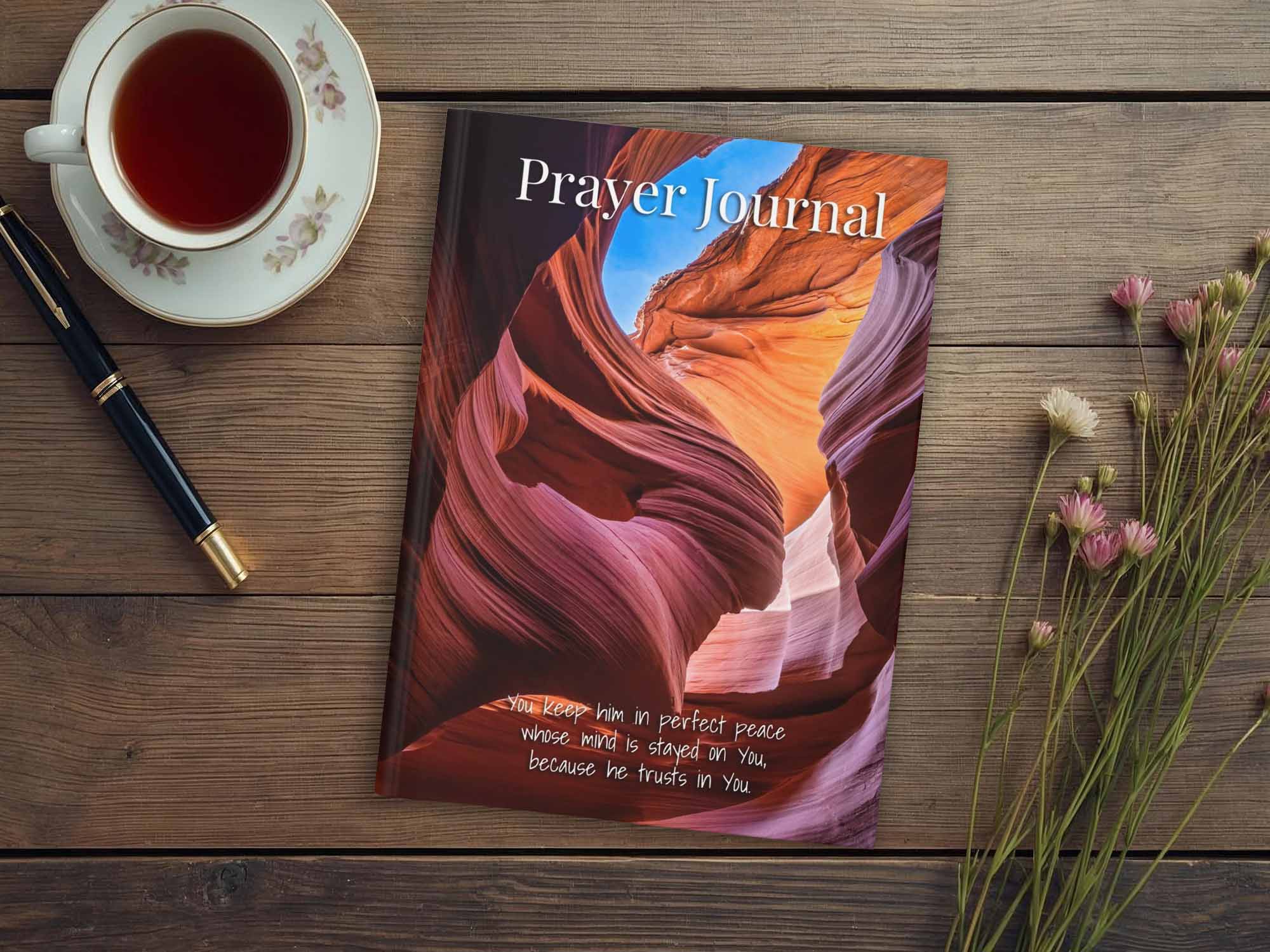 Prayer Journal Hardcover, Antelope Canyon