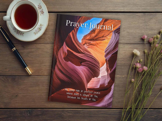 Prayer Journal Hardcover, Antelope Canyon