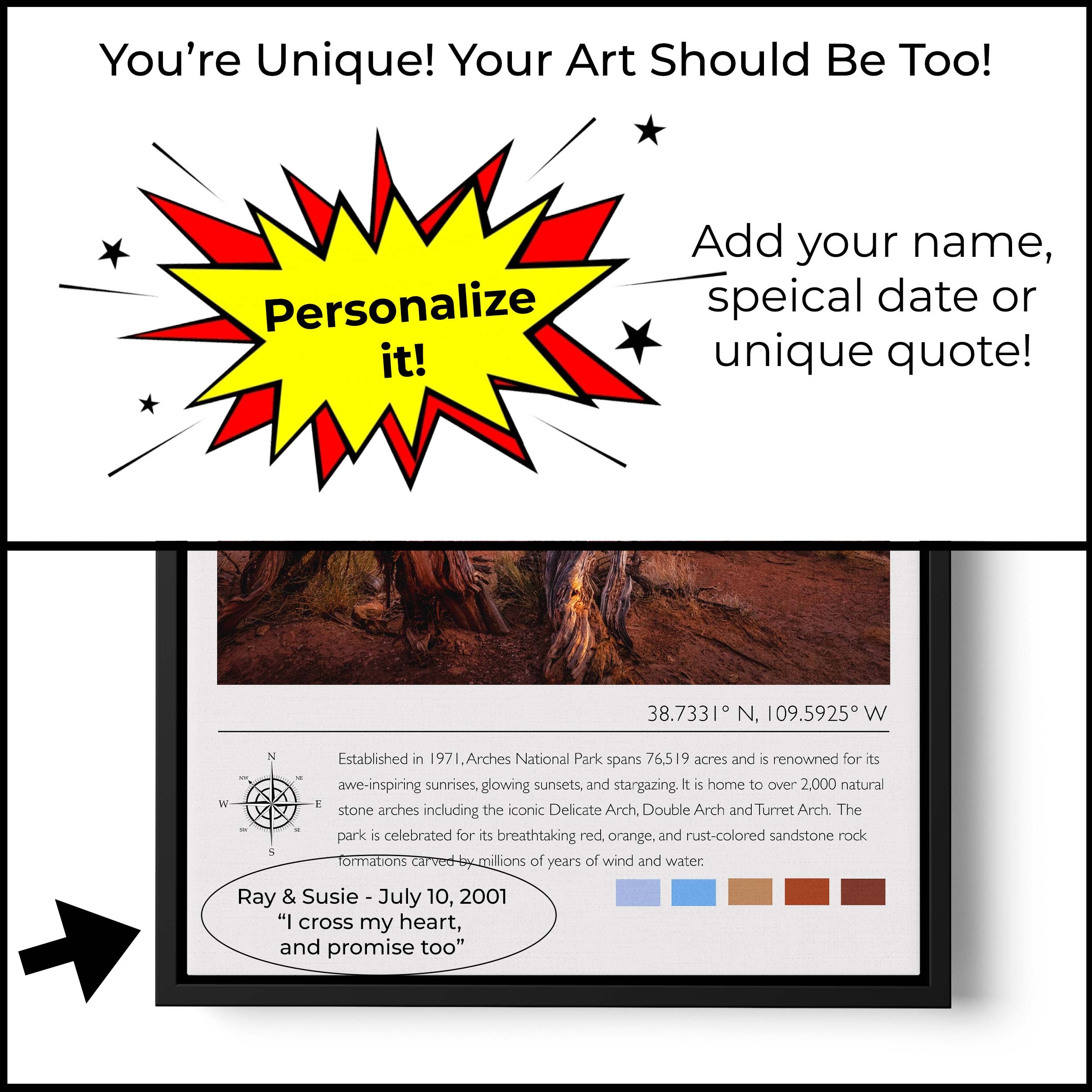 Arches National Park Travel Poster