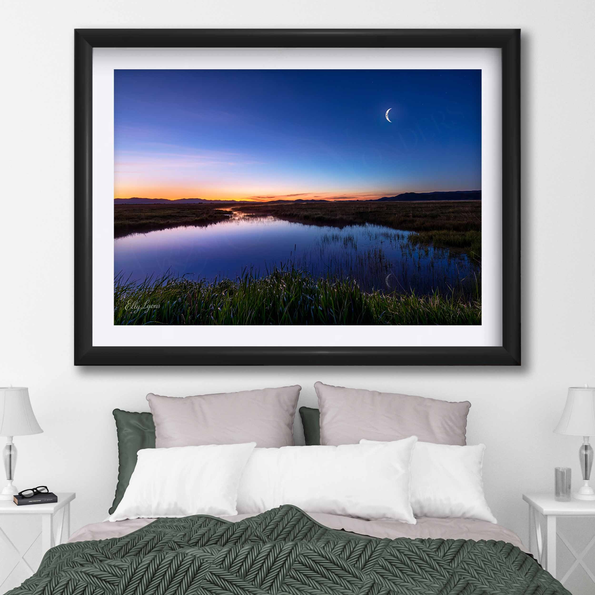 Camas Prairie Marsh “Moon Over Still Waters”