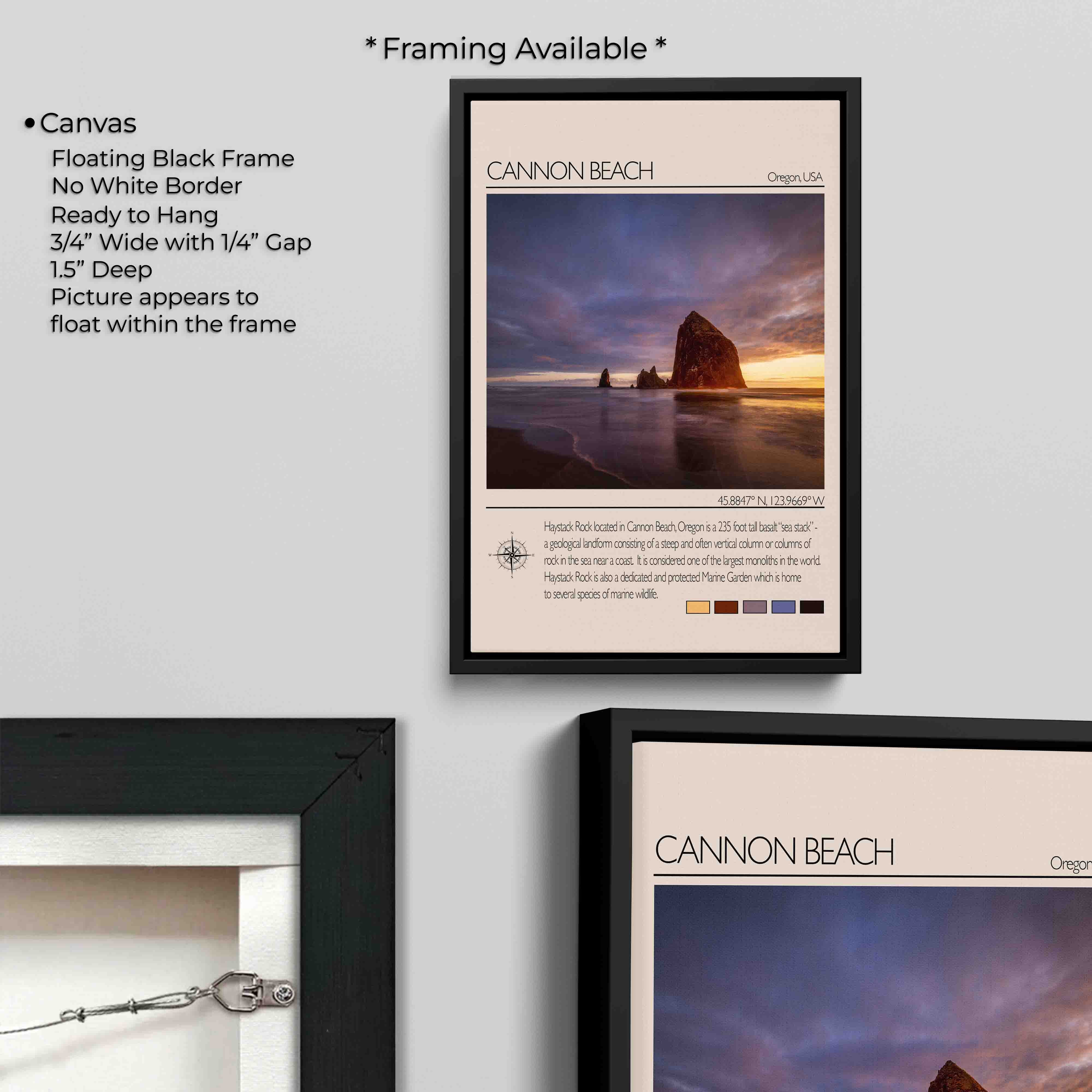 Cannon Beach Travel Poster #1