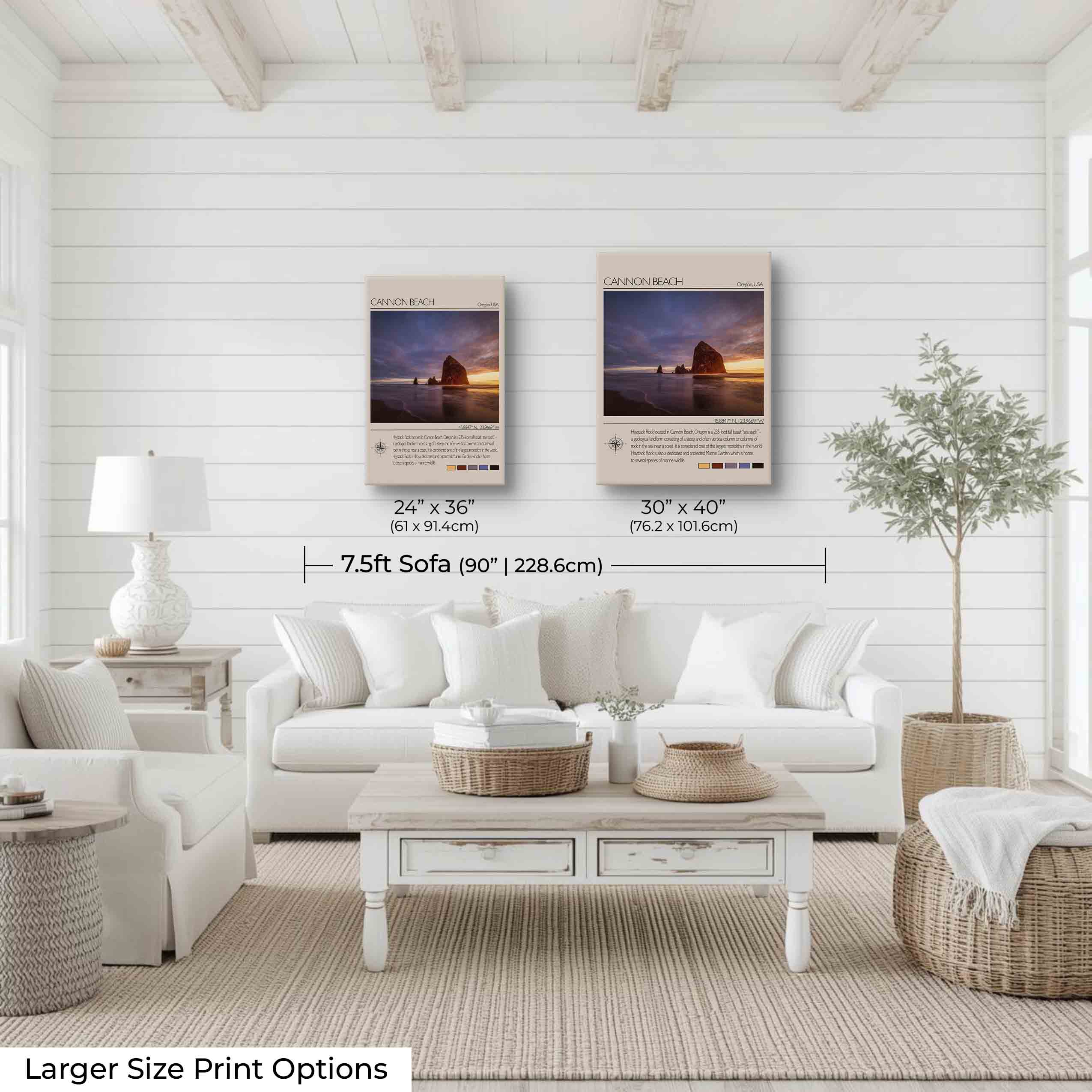 Cannon Beach Travel Poster #1