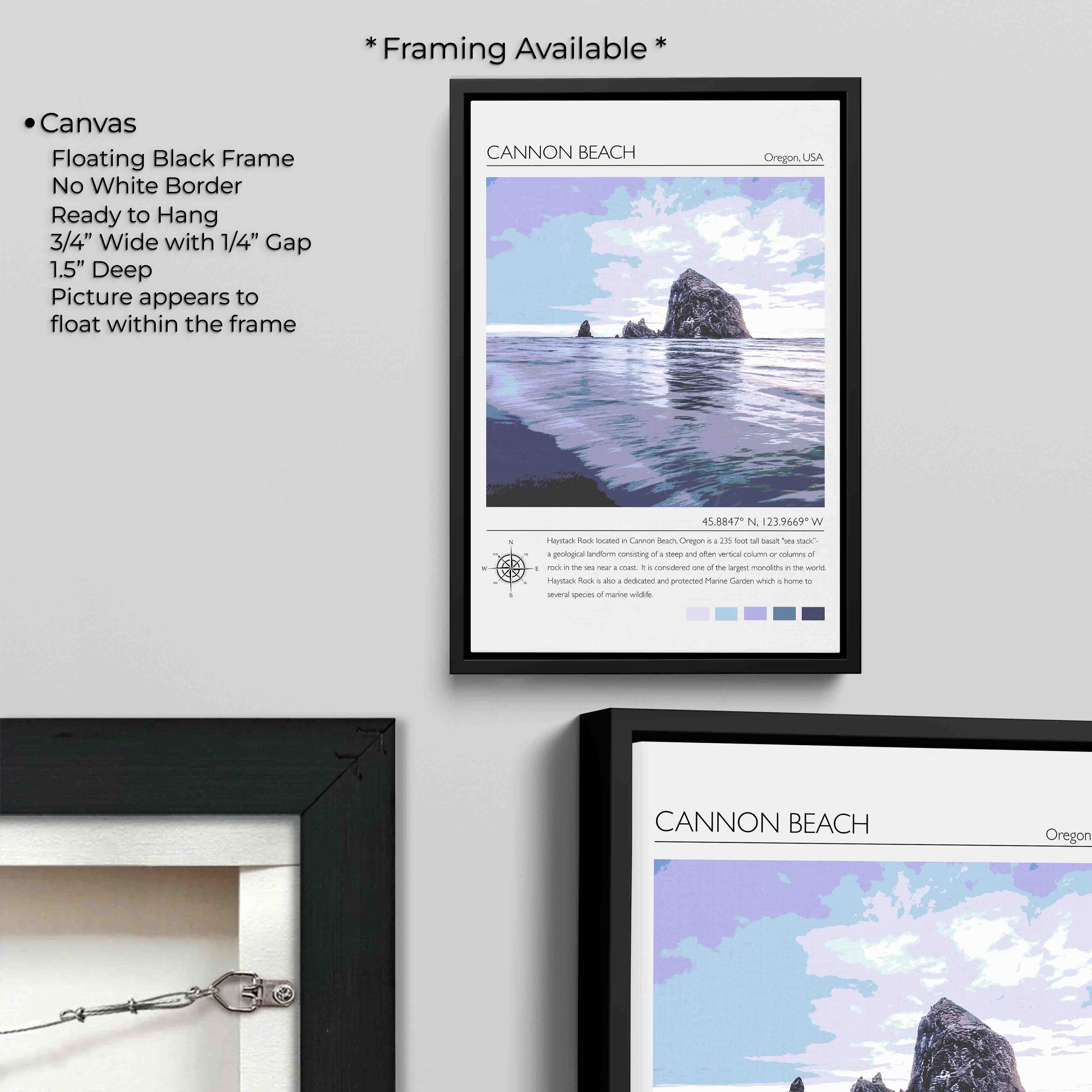 Cannon Beach Travel Poster #2