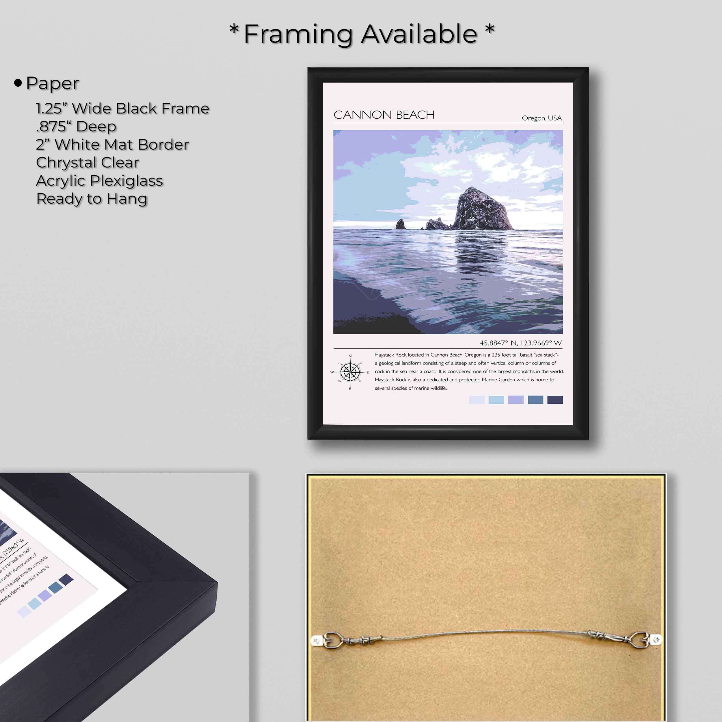 Cannon Beach Travel Poster #2