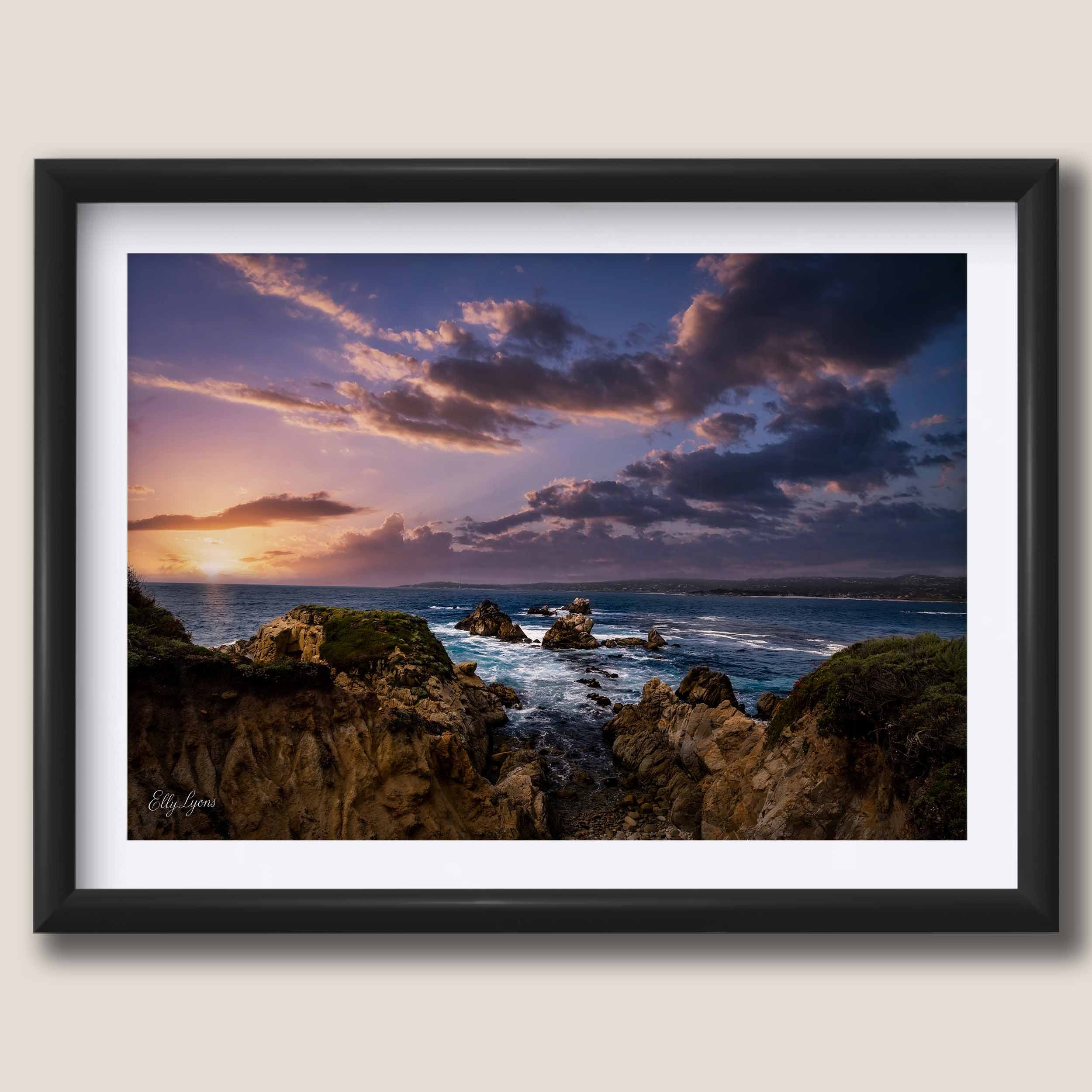 Point Lobos Sunset, Carmel Coastline "Light and Hope"