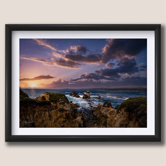 Point Lobos Sunset, Carmel Coastline "Light and Hope"