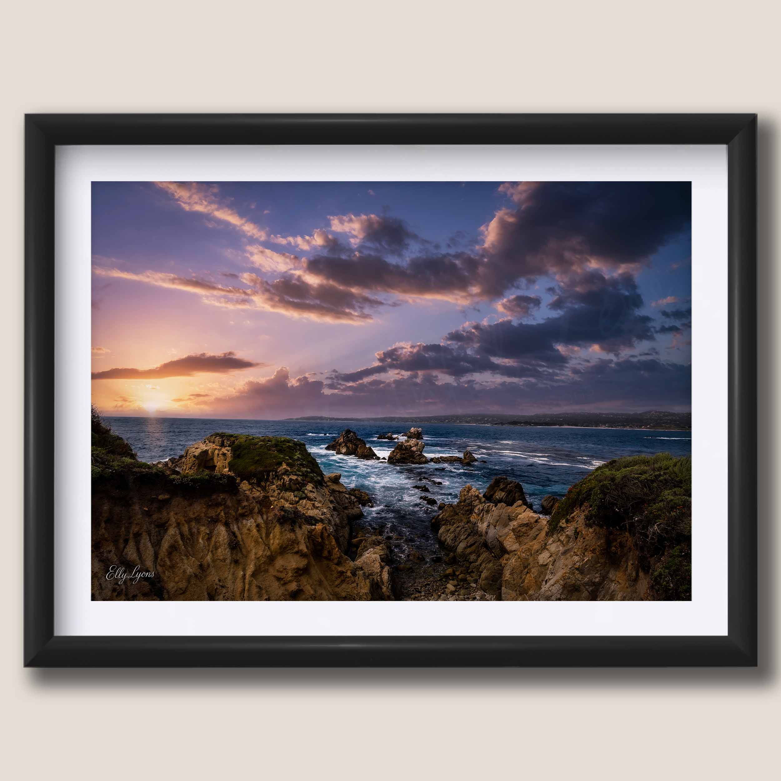 Point Lobos Sunset, Carmel Coastline "Light and Hope"