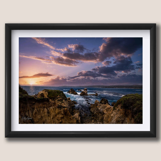 Point Lobos Sunset, Carmel Coastline "Light and Hope"