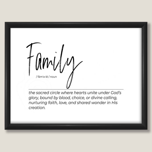 Definition Print - Family