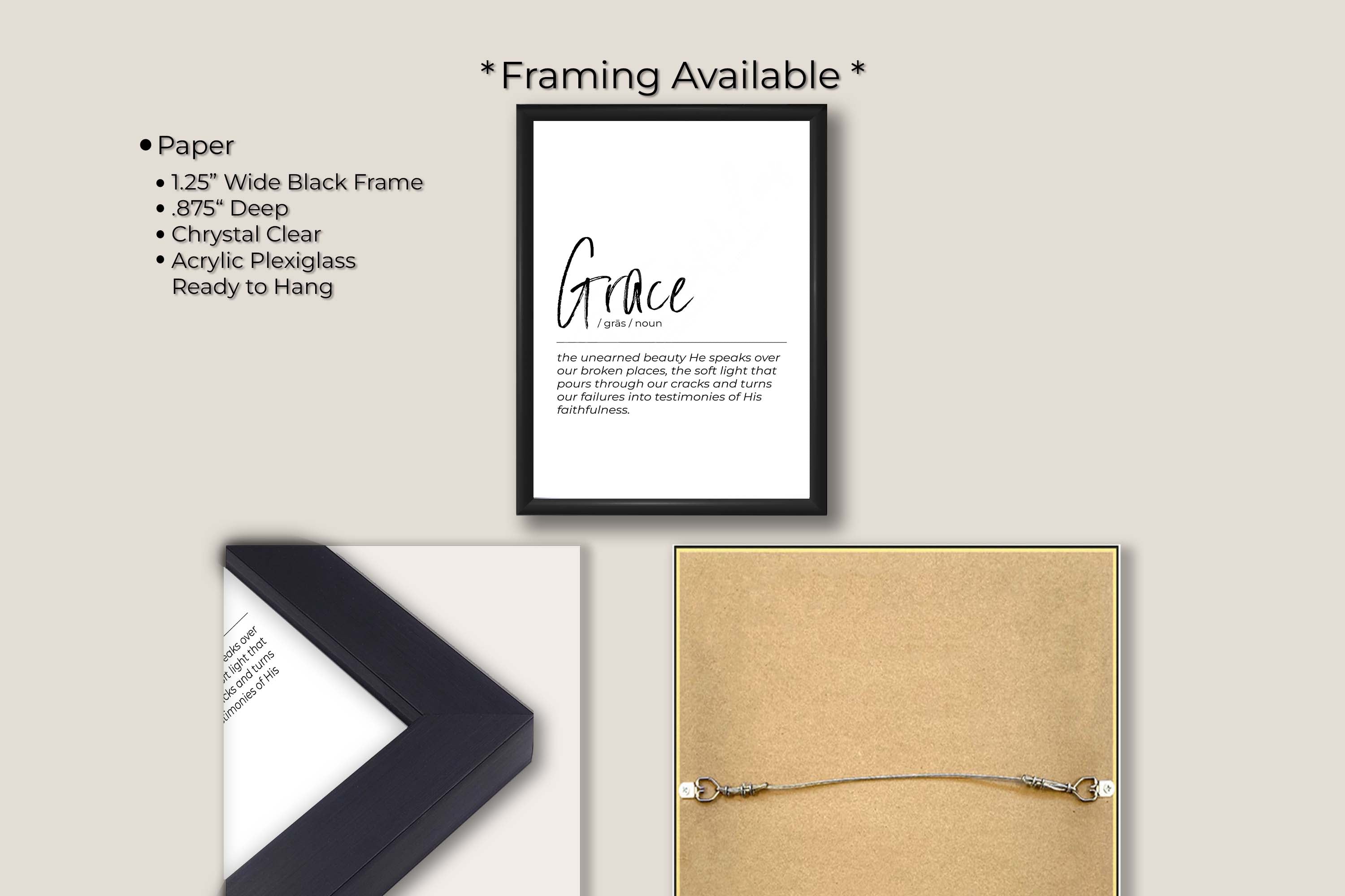 Definition Print - Grace