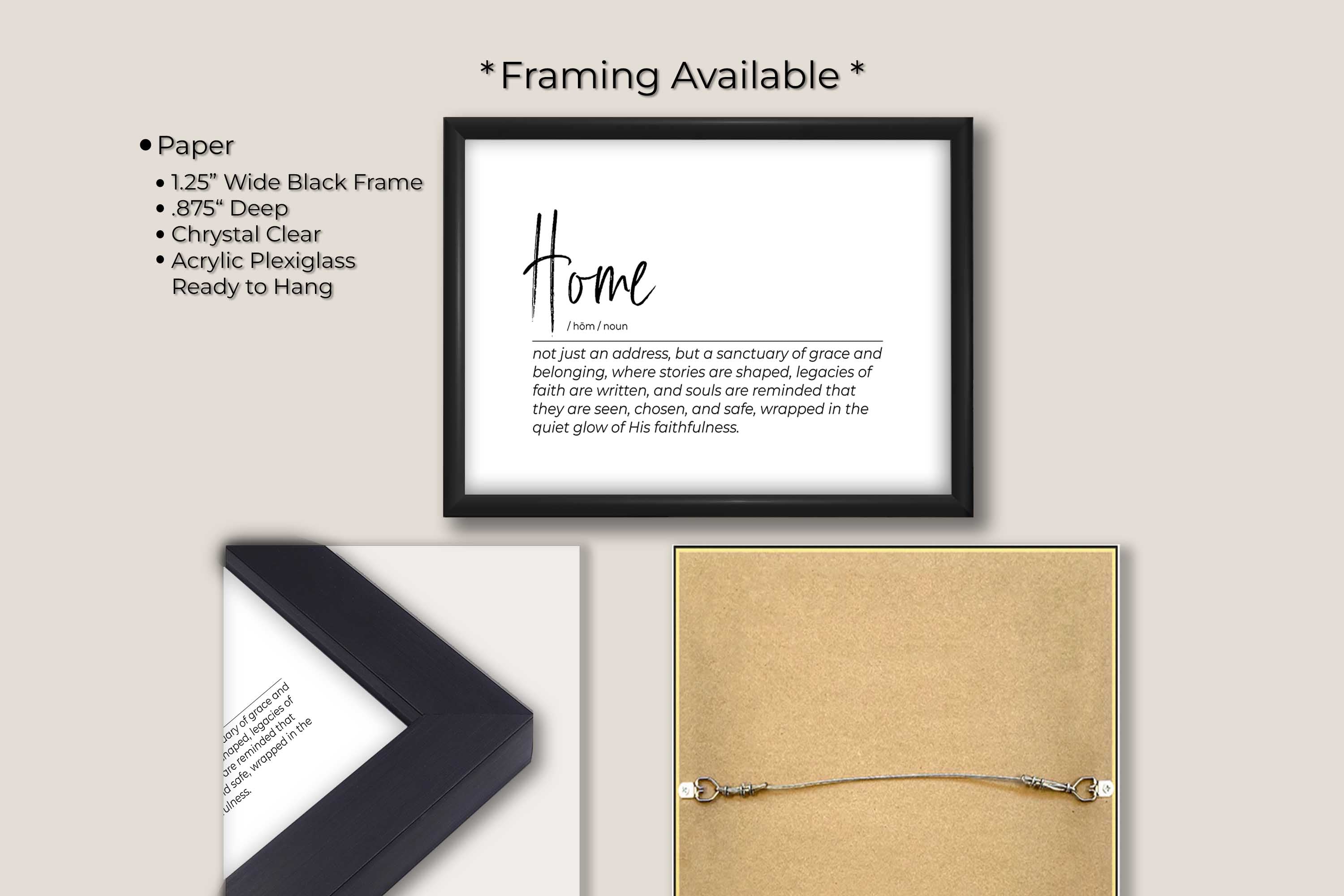 Definition Print - Home