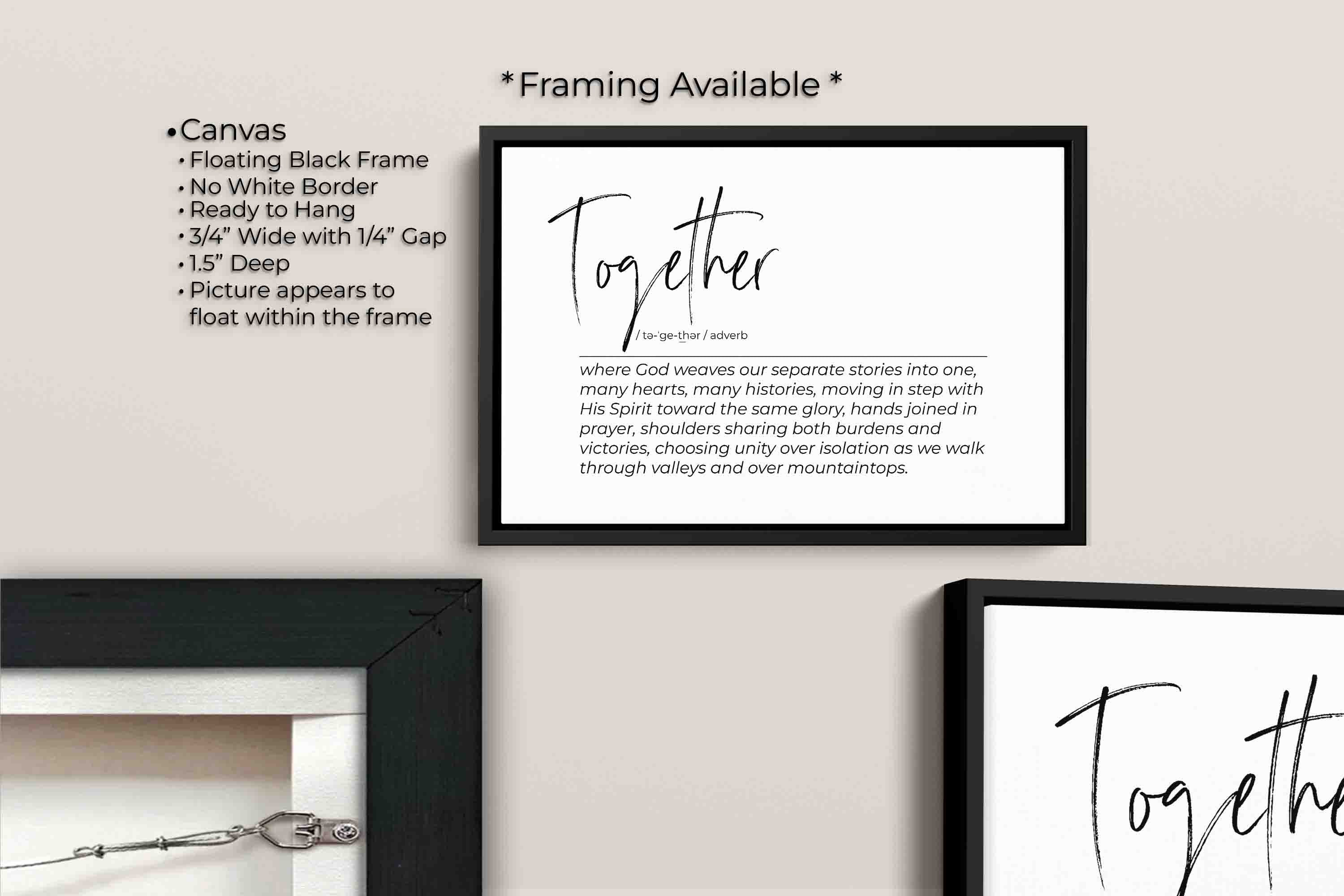 Definition Print - Together