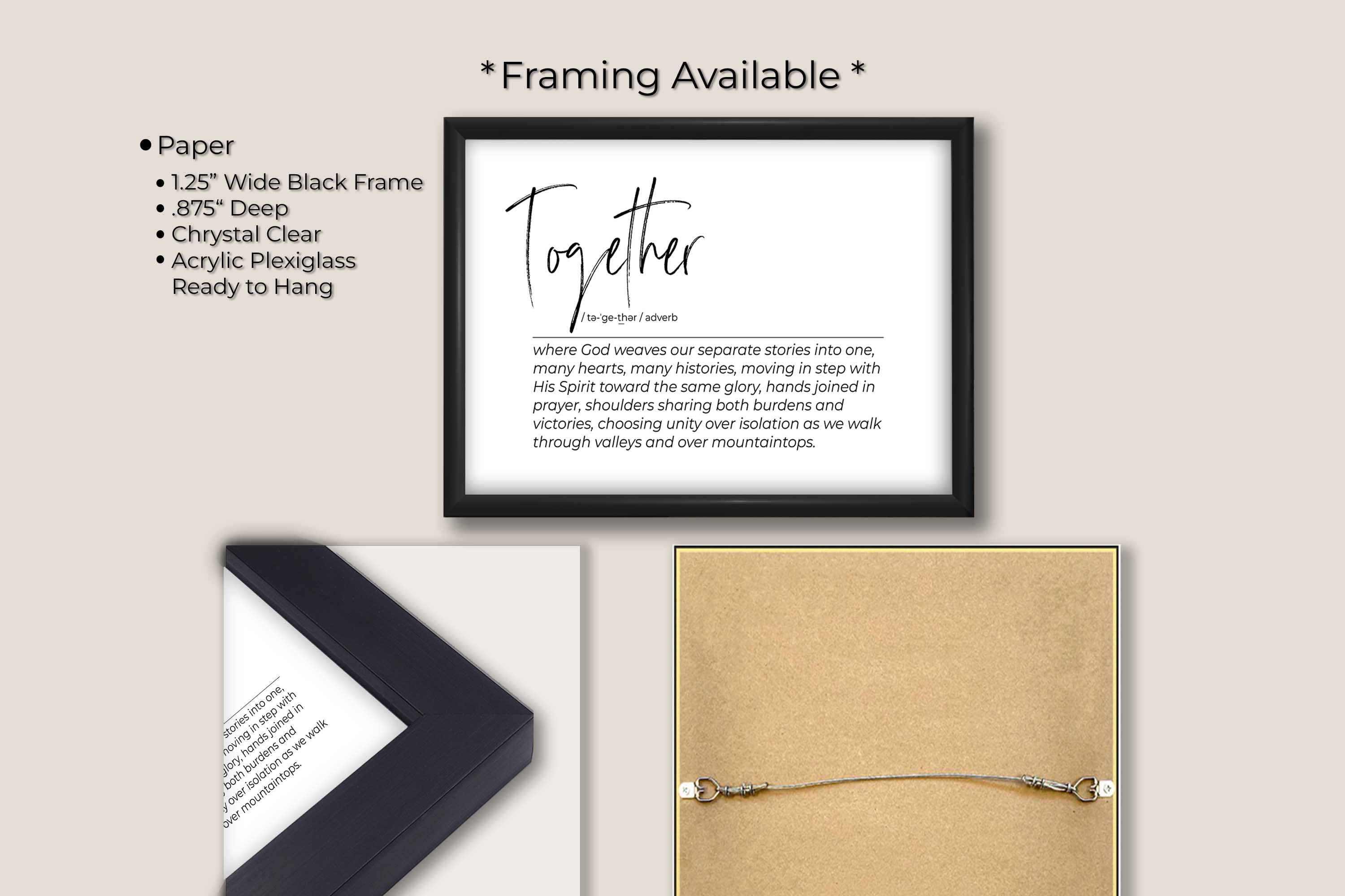 Definition Print - Together