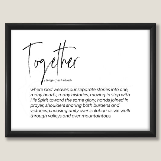 Definition Print - Together