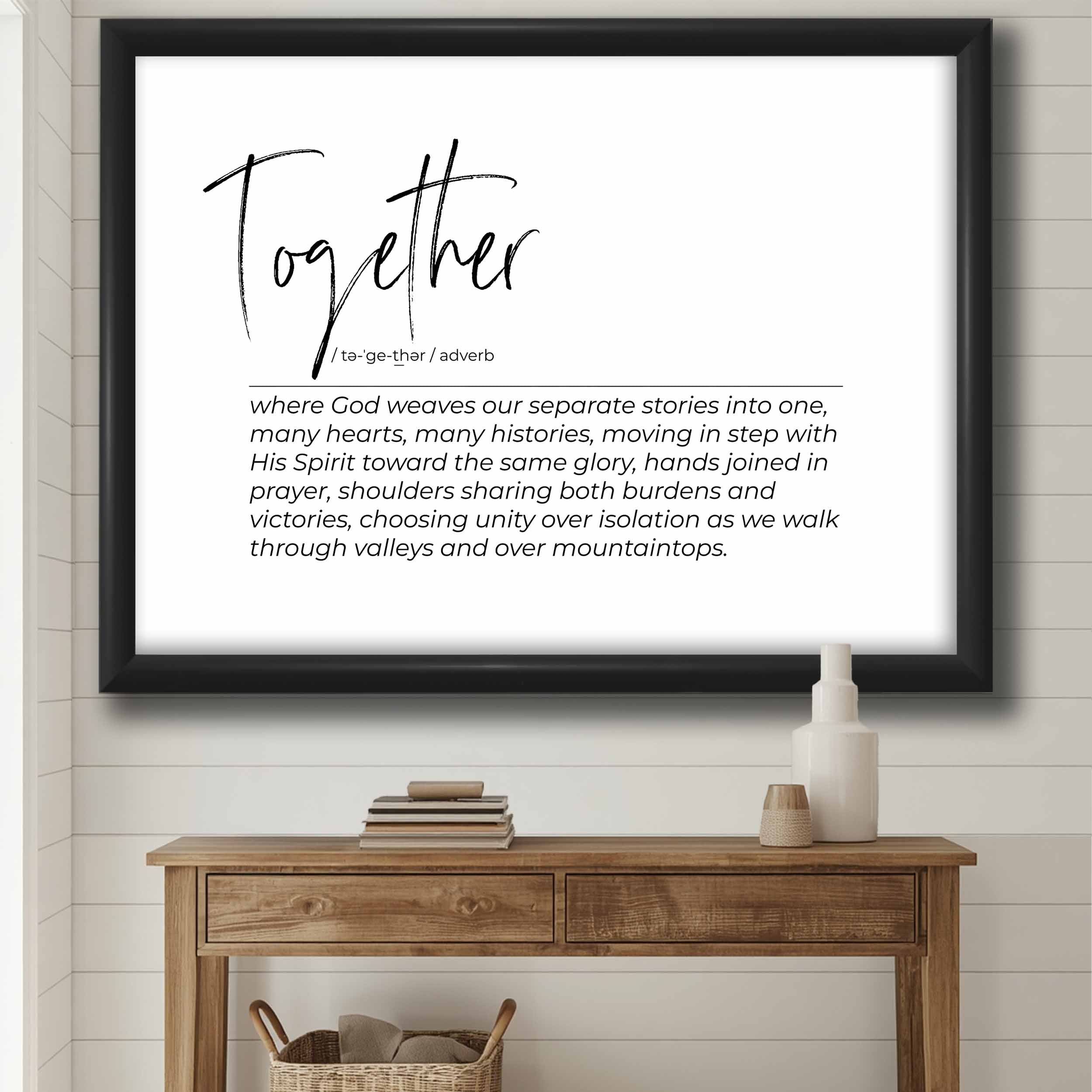 Definition Print - Together