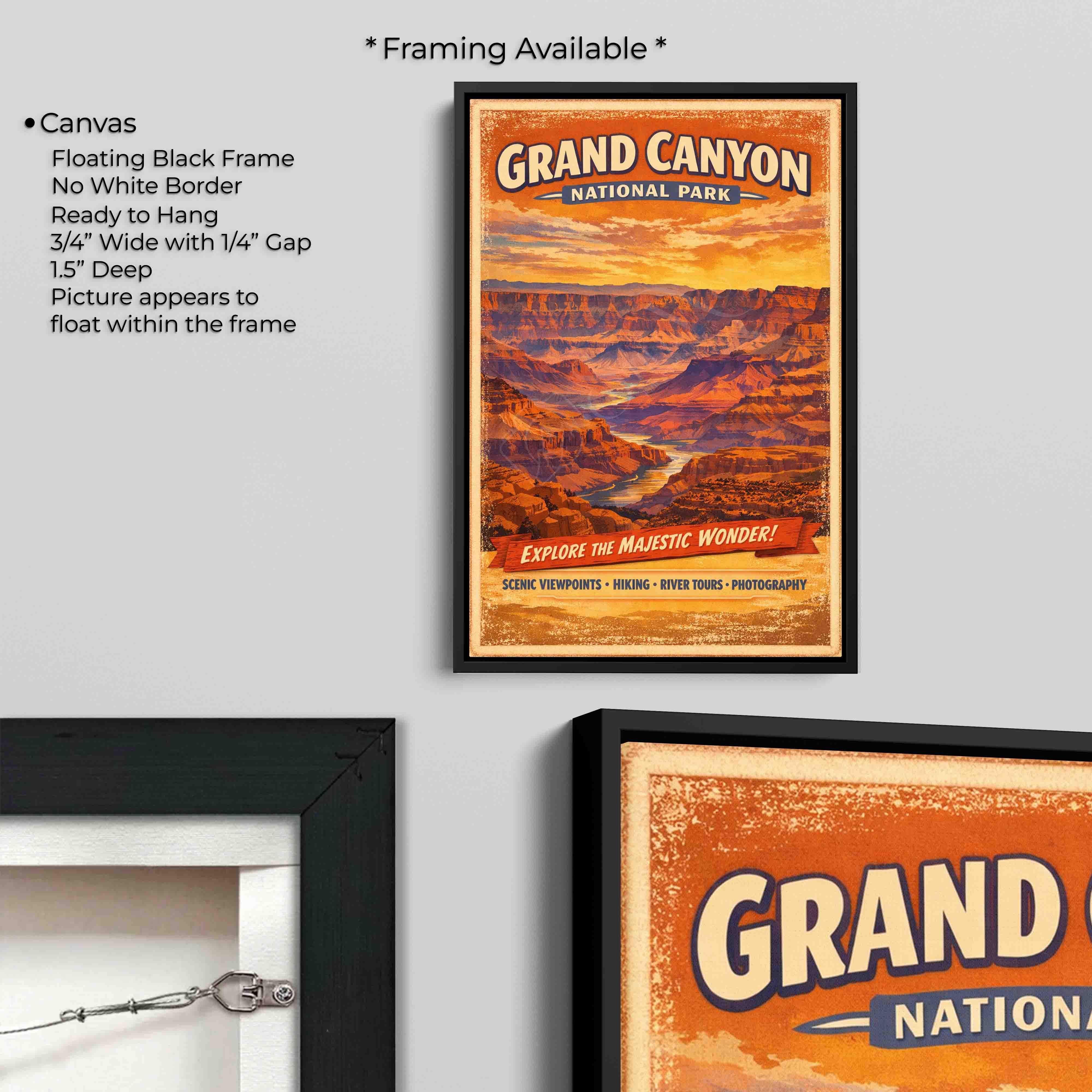 Grand Canyon Vintage Travel Poster