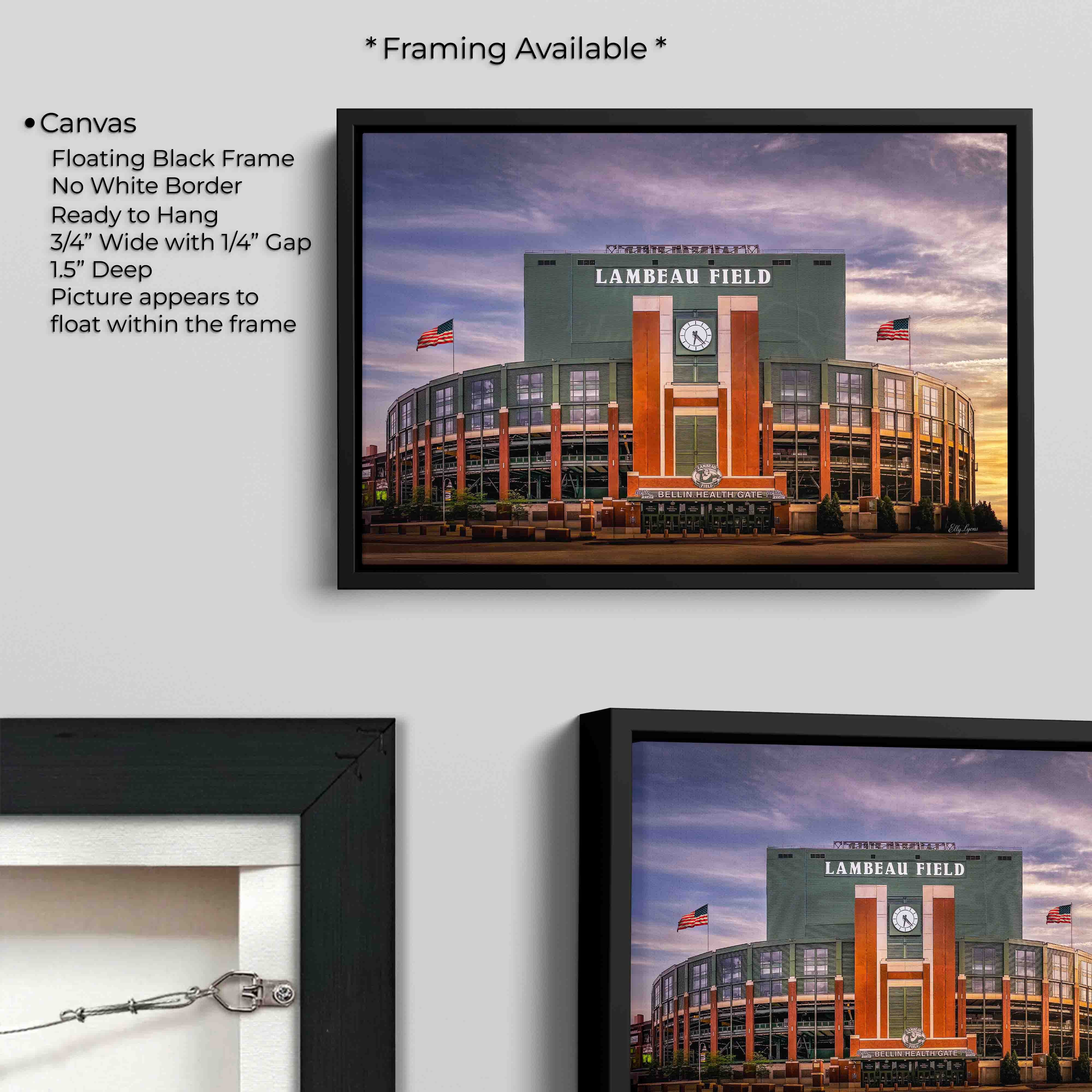 Lambeau Field "Sacred Ground Green & Gold"