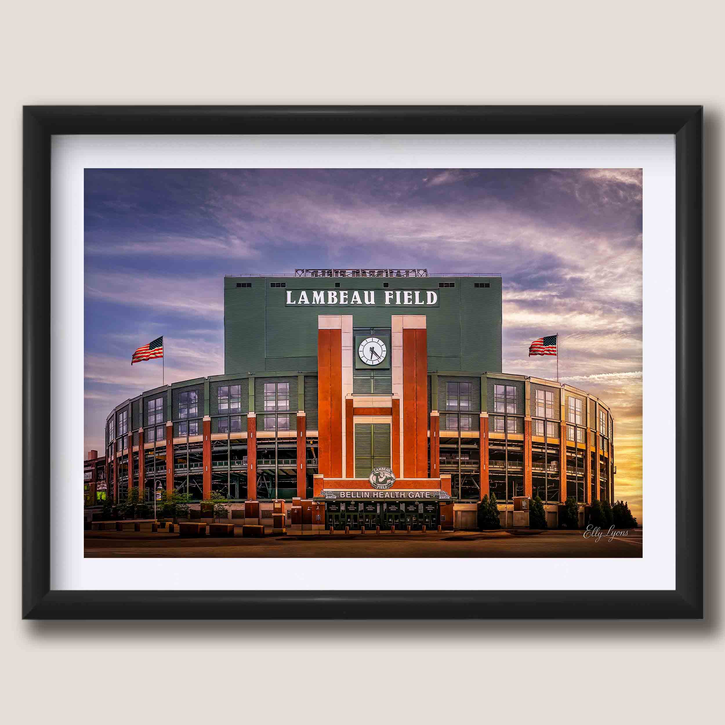 Lambeau Field "Sacred Ground Green & Gold"