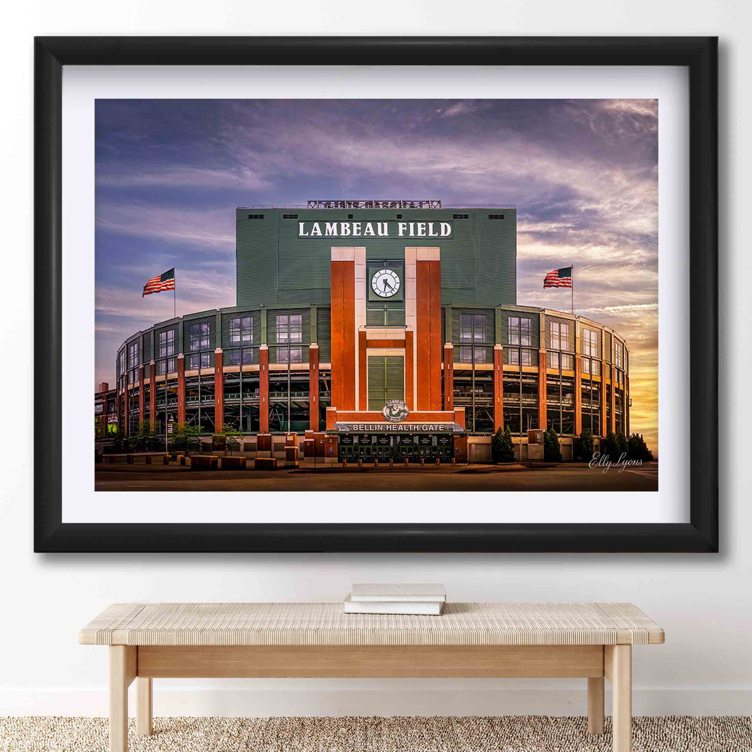 Lambeau Field "Sacred Ground Green & Gold"