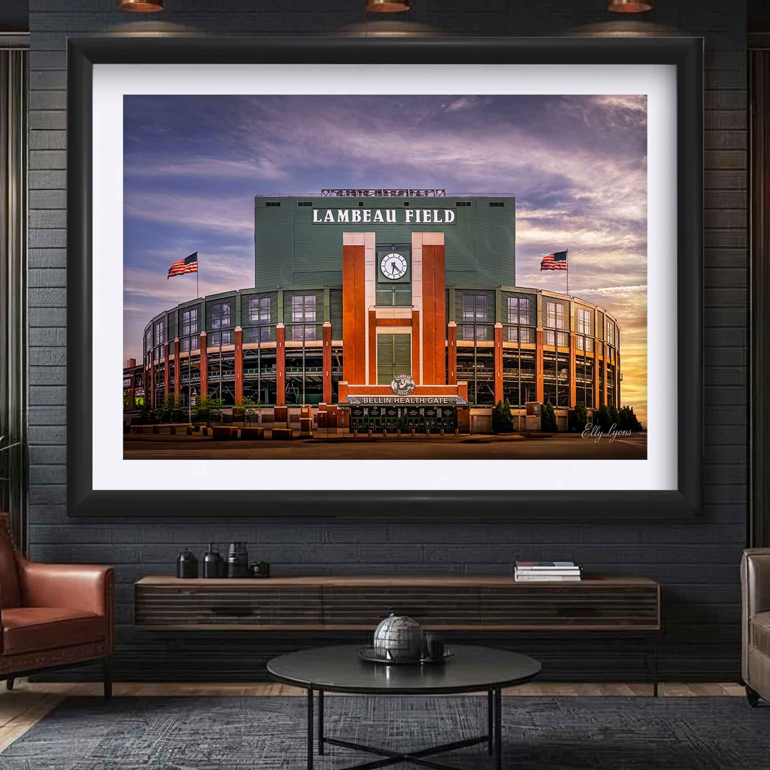 Lambeau Field "Sacred Ground Green & Gold"