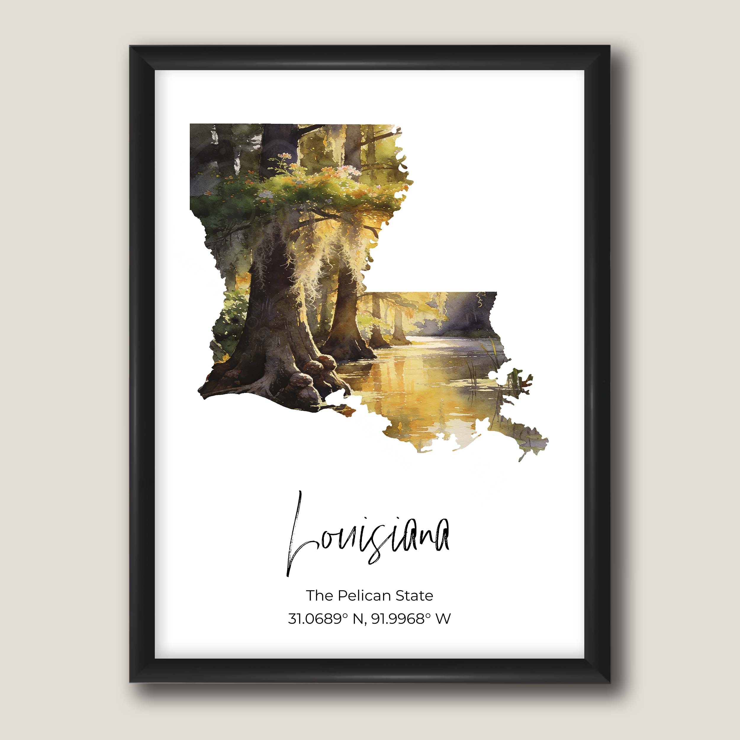 Louisiana State Map
