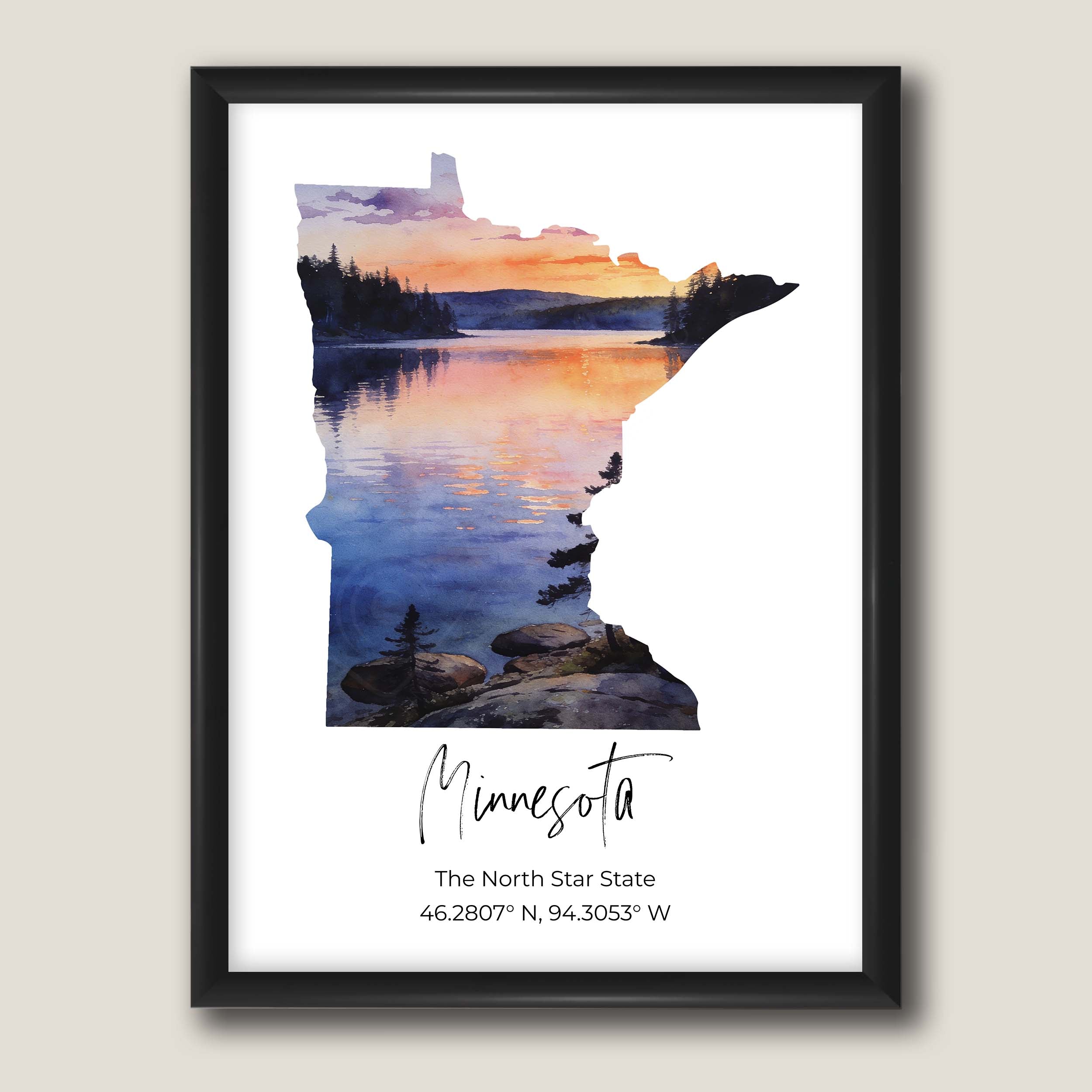 Minnesota State Map
