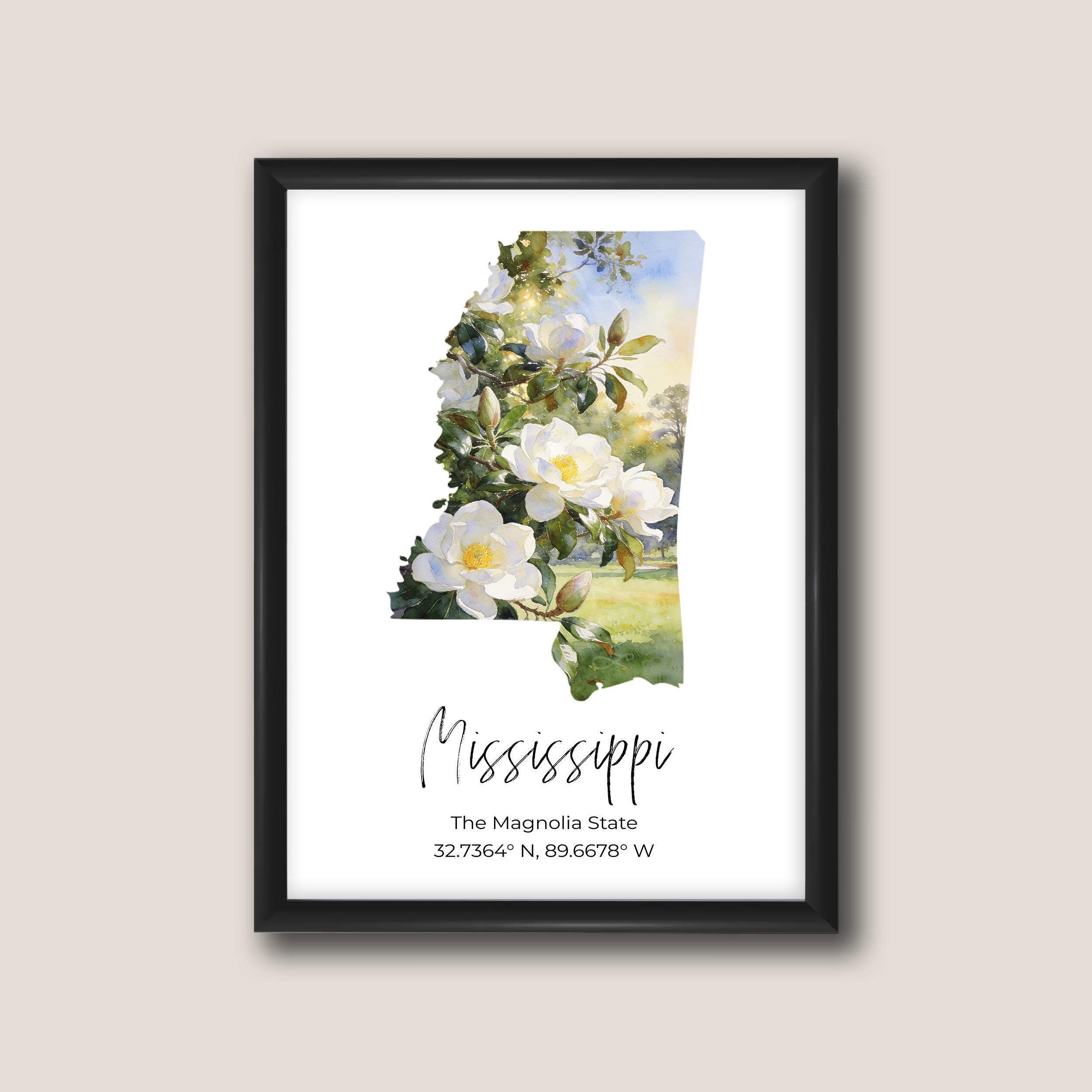 Mississippi State Map