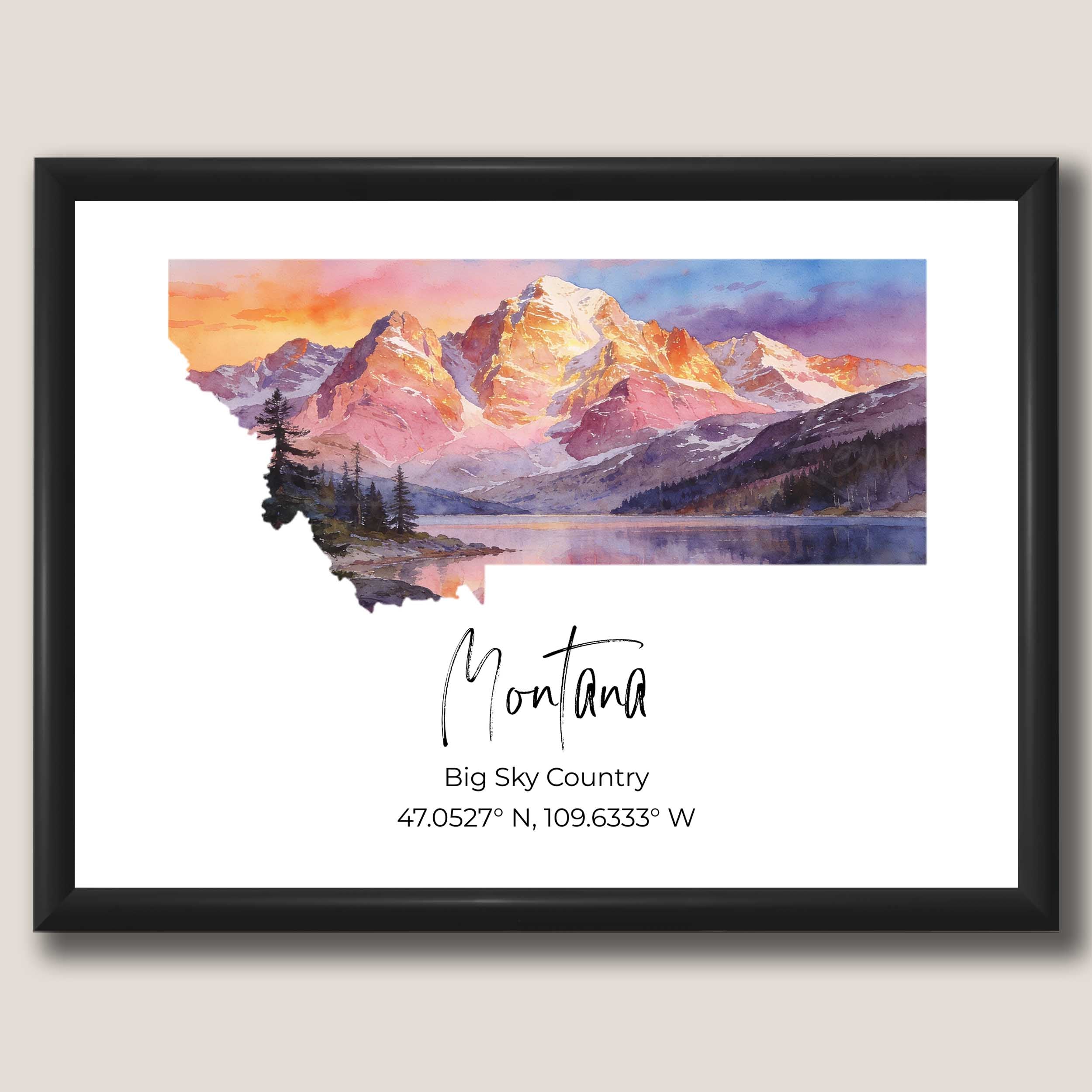 Montana State Map