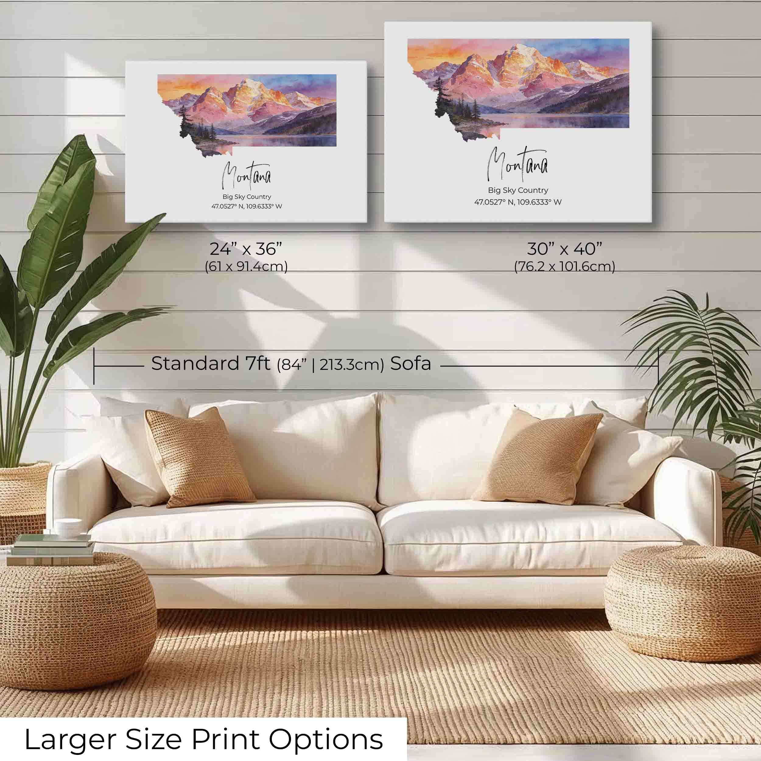 Montana State Map