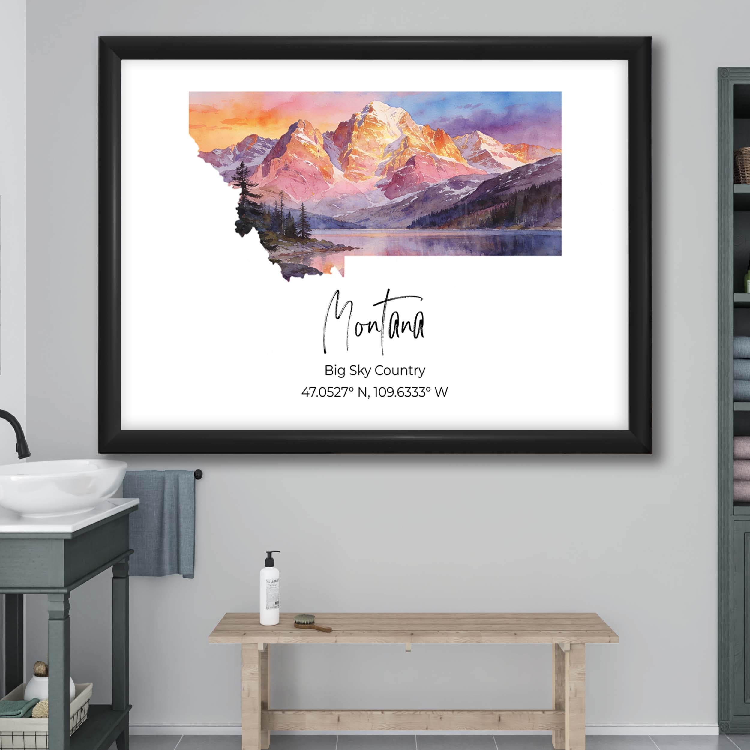 Montana State Map