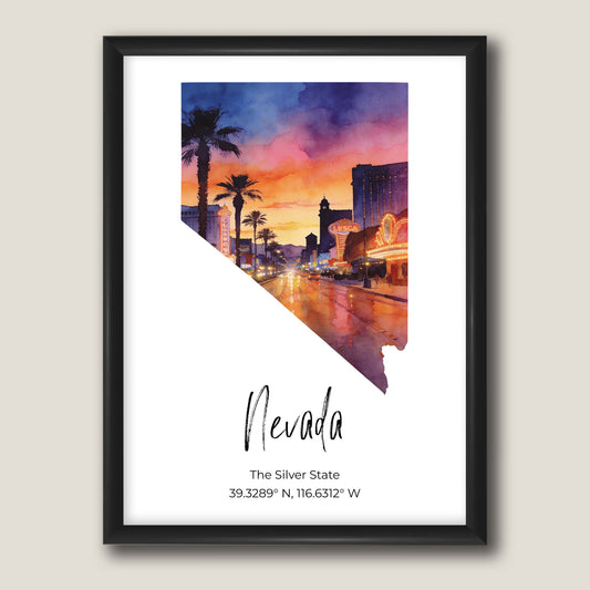 Nevada State Map