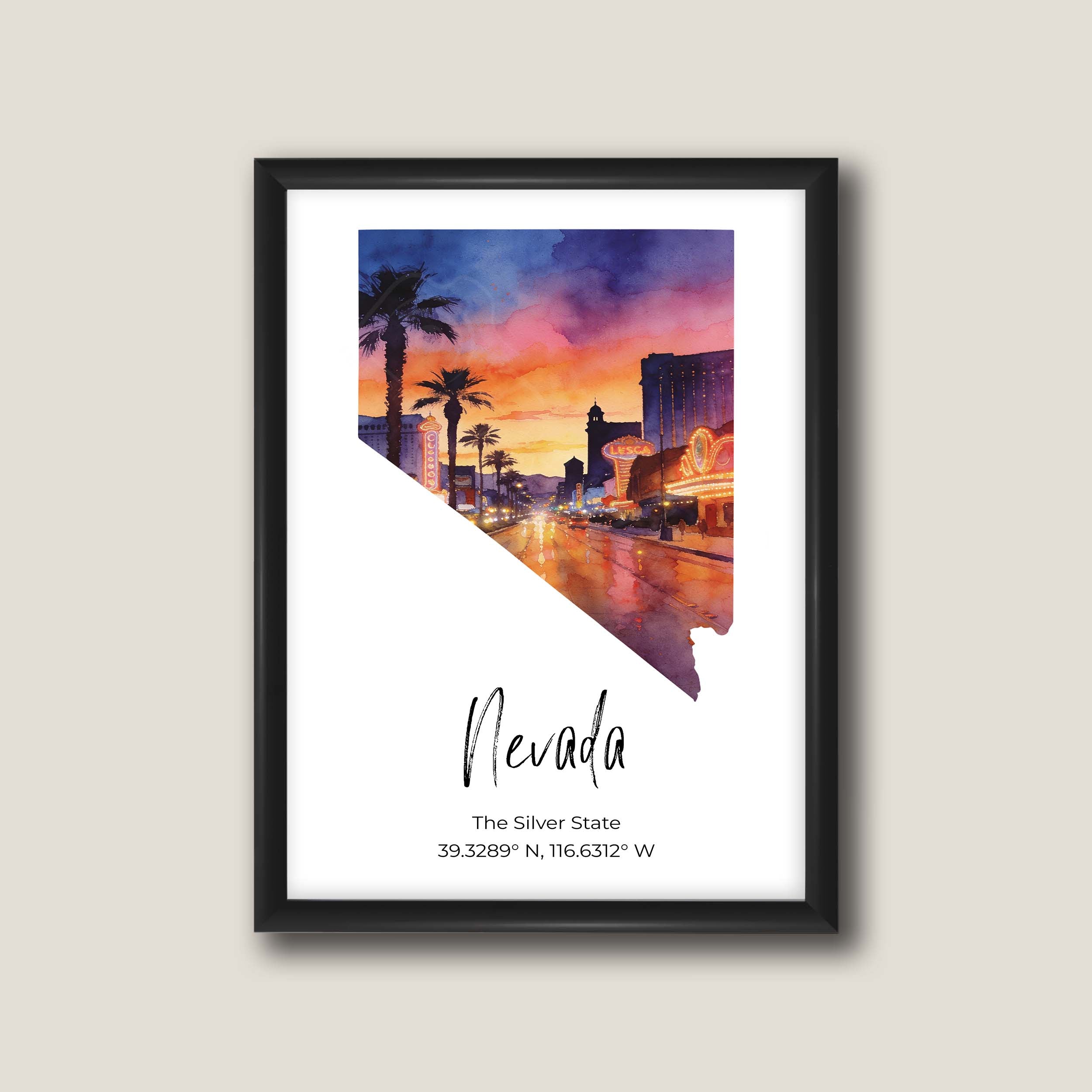 Nevada State Map