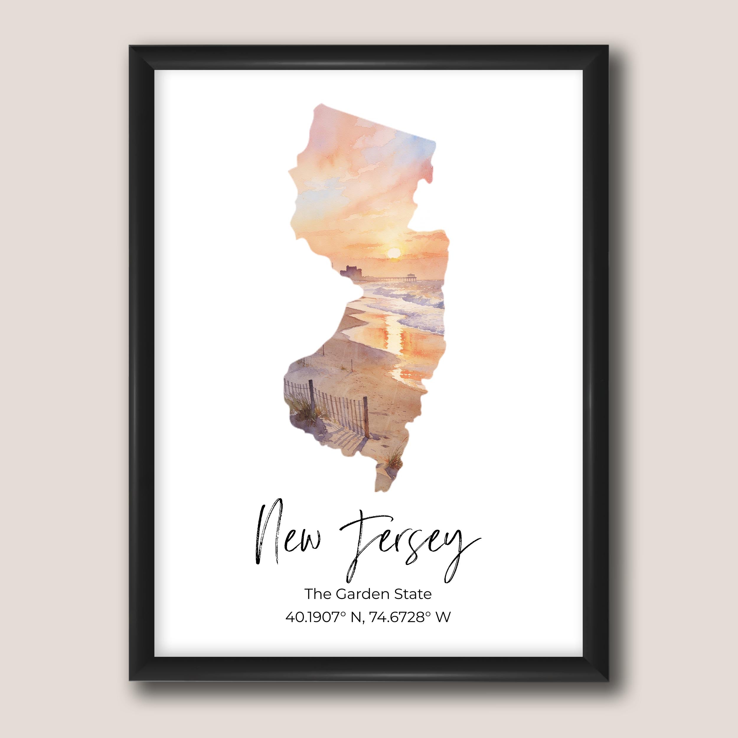 New Jersey State Map