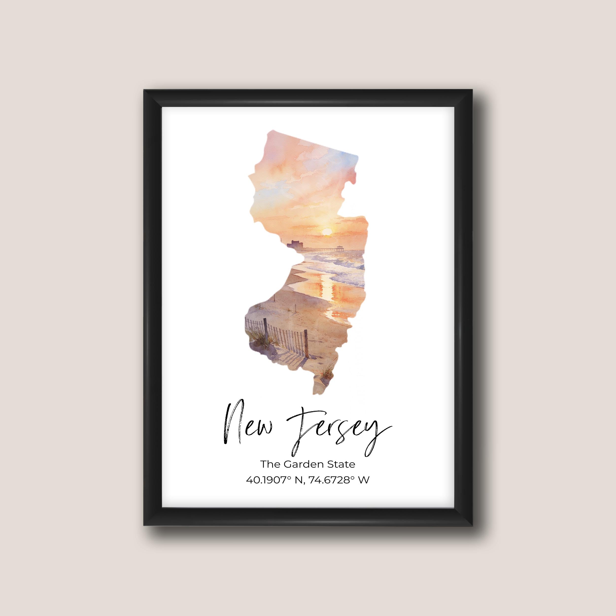 New Jersey State Map