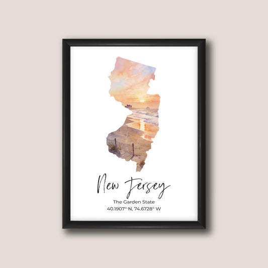 New Jersey State Map