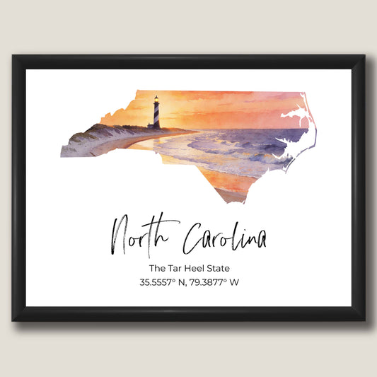 North Carolina State Map